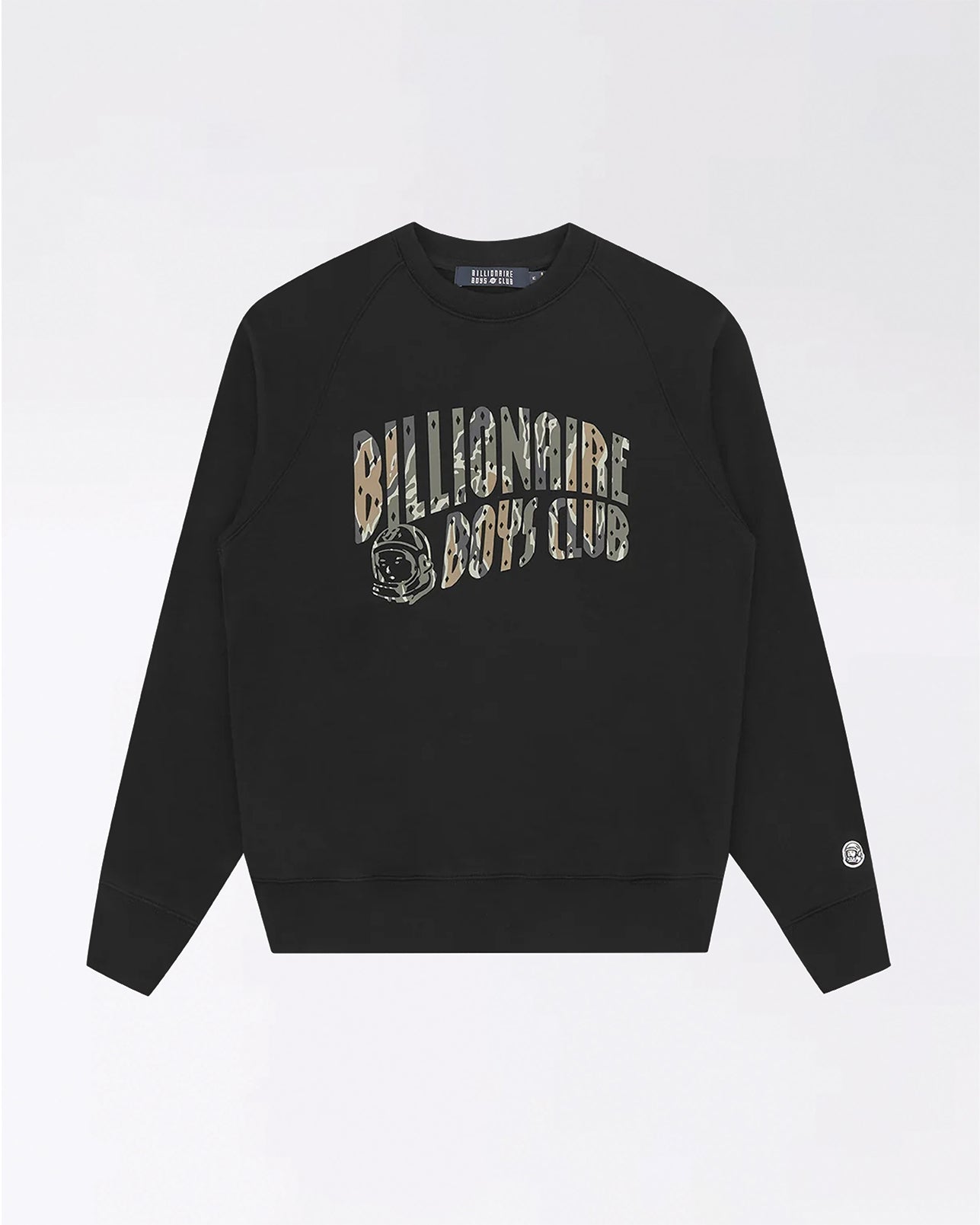 CAMO ARCH LOGO CREWNECK BLACK