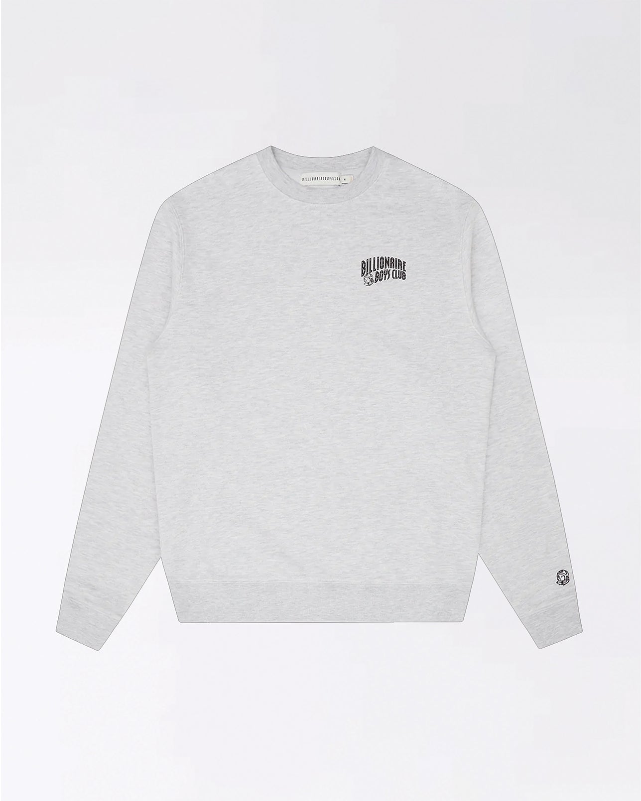 SMALL ARCH LOGO CREWNECK HEATHER ASH