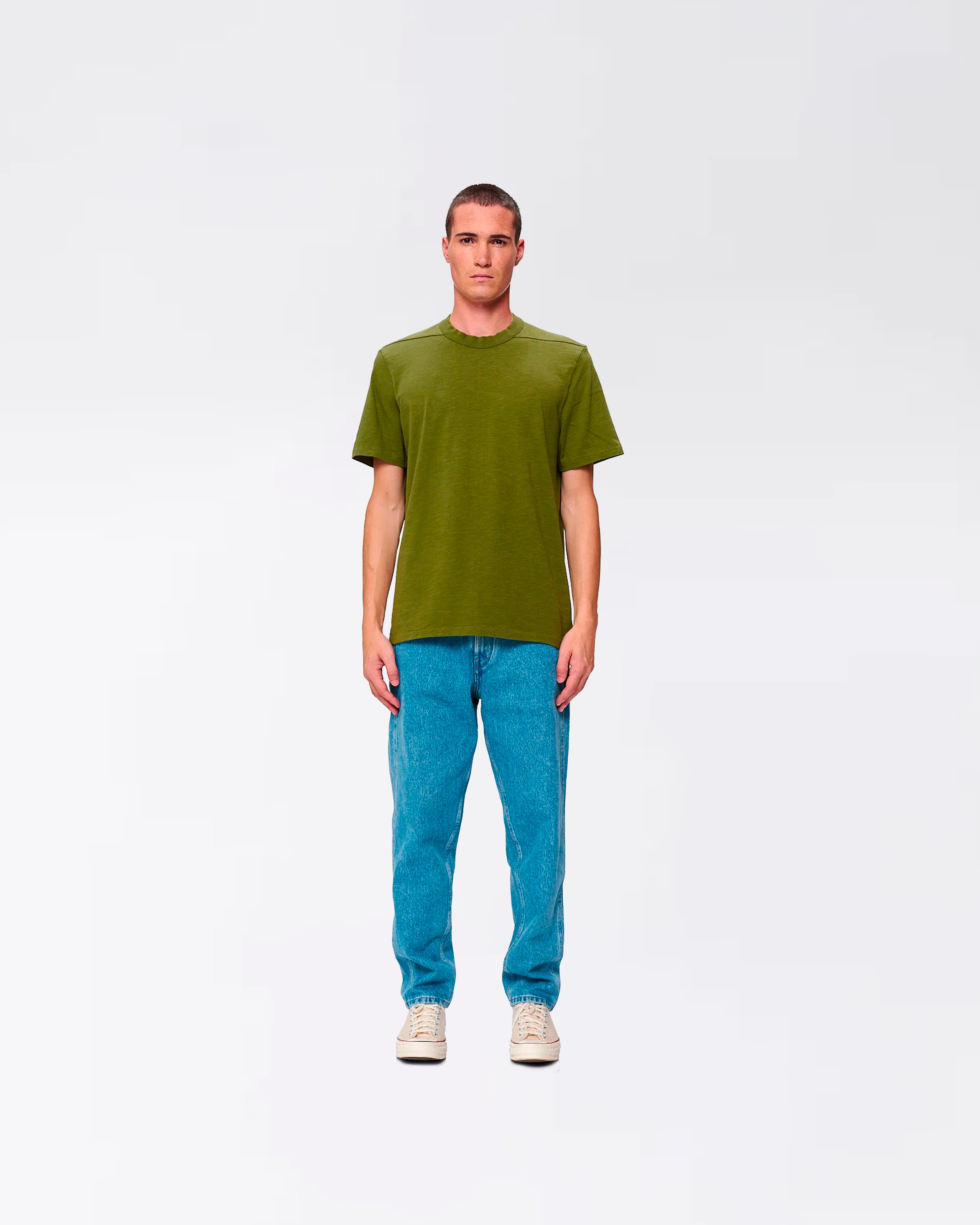 RODGER H T-SHIRT ARMY GREEN