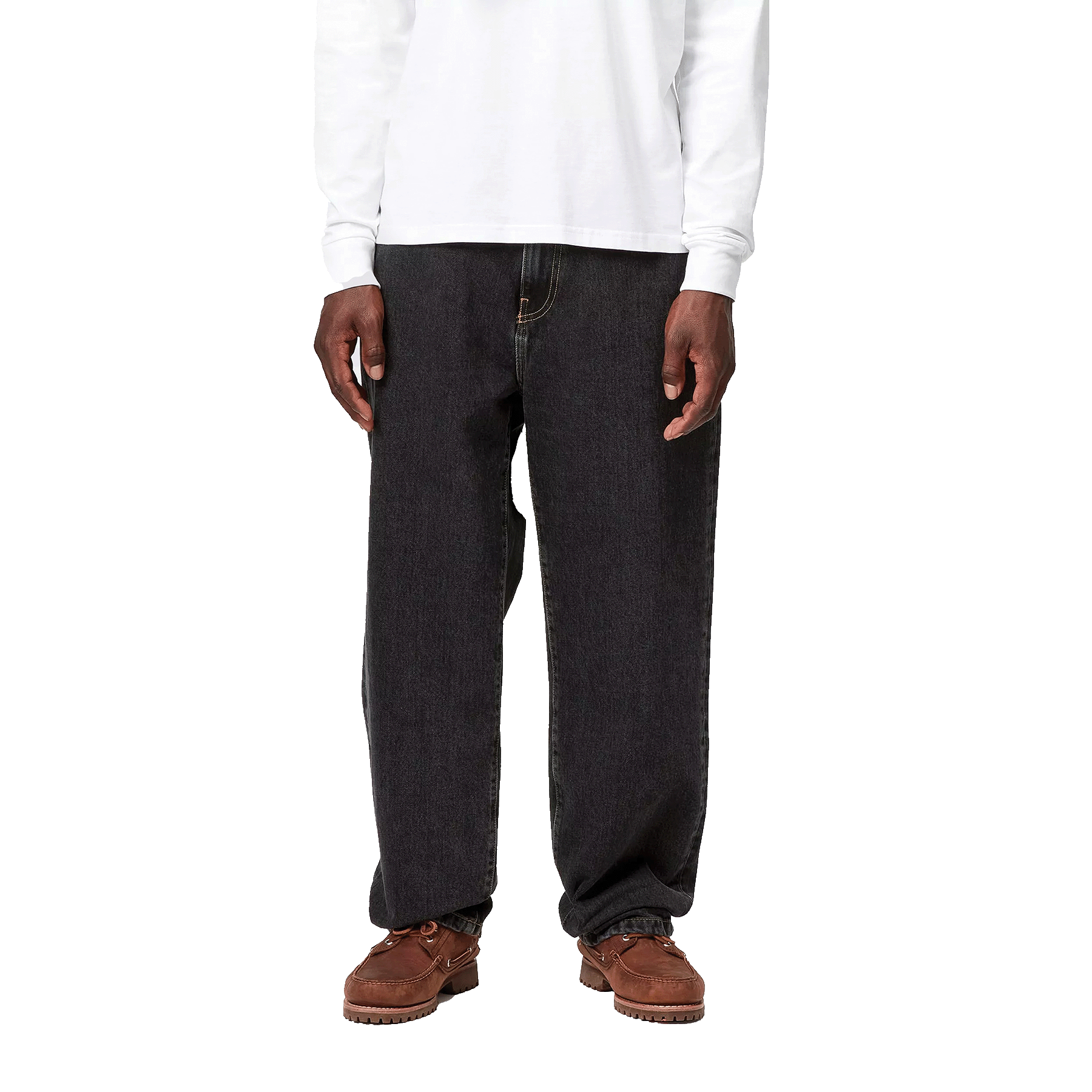 AARON PANT BLACK STONE WASHED