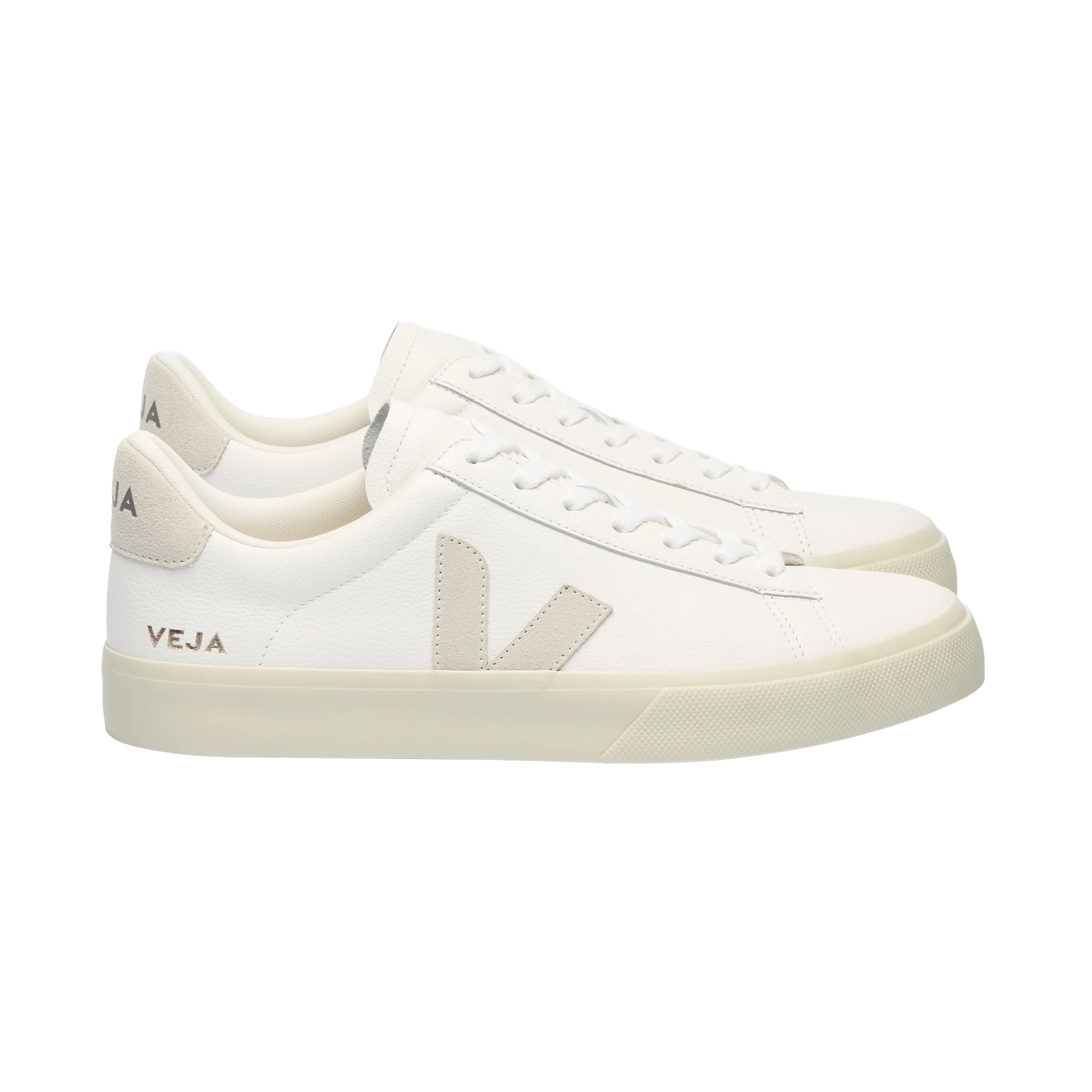 BASKET CAMPO LEATHER WHITE/NATURAL