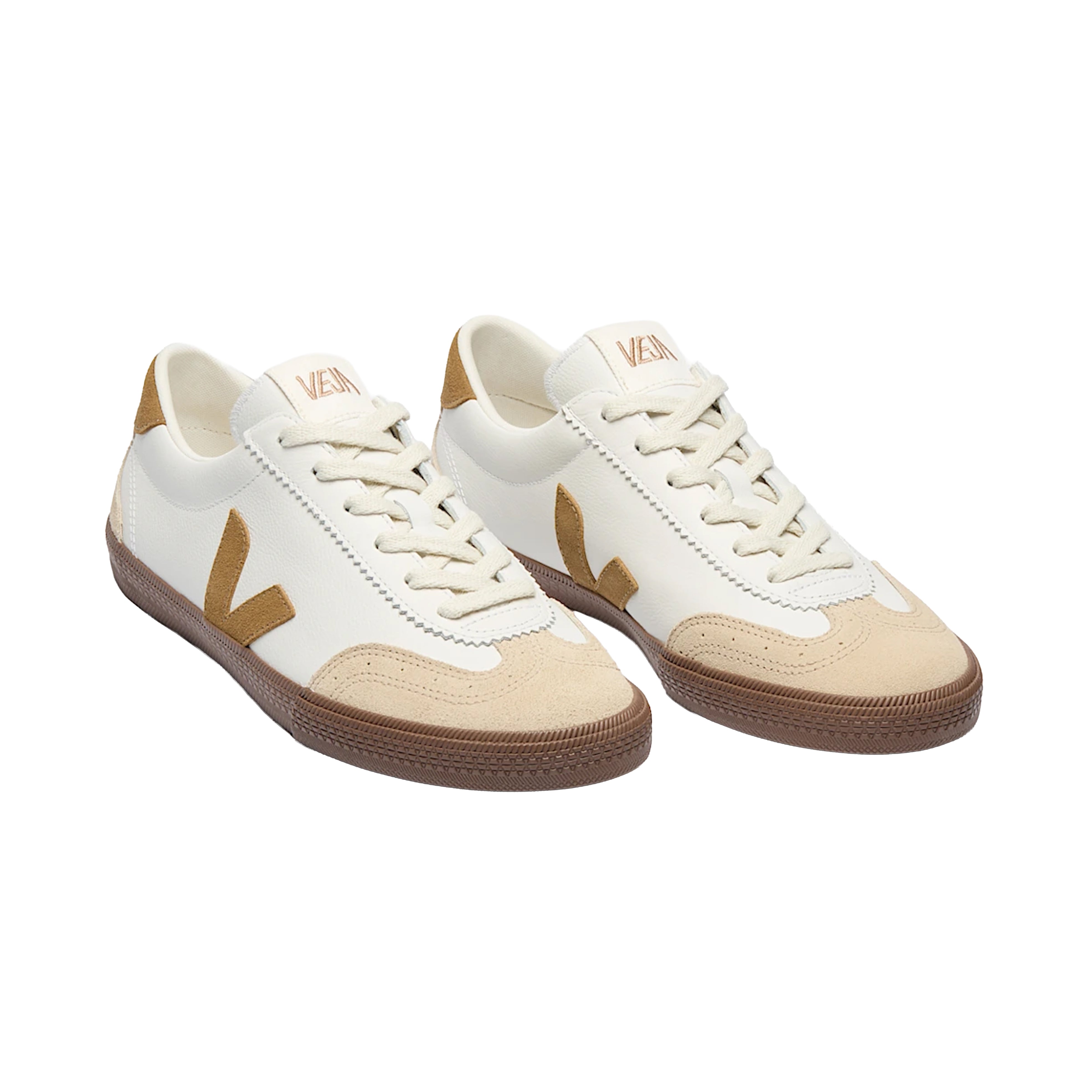 BASKET VOLLEY O.T. LEATHER WHITE TENT BARK