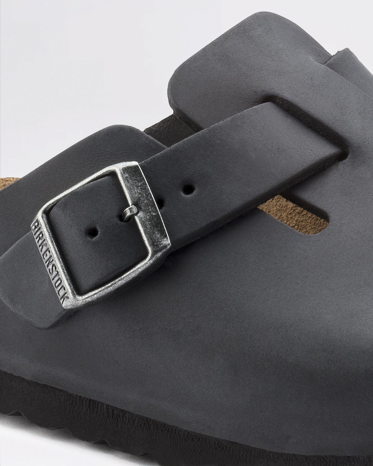 BOSTON OILED LEATHER BLACK