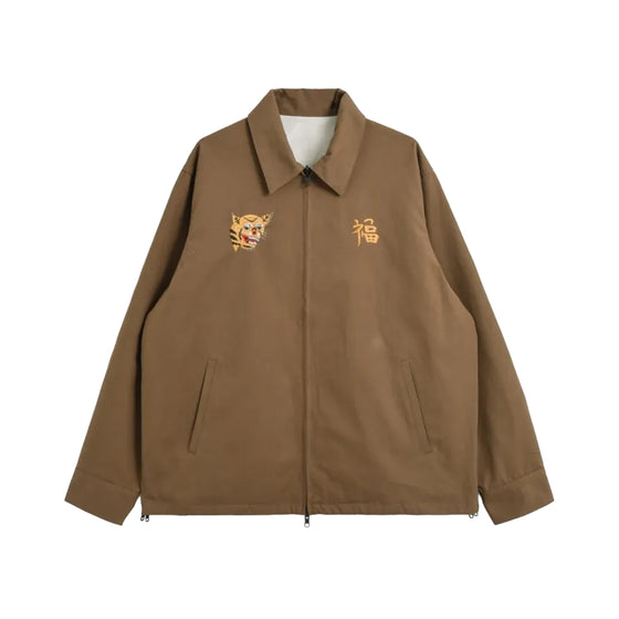 BLOUSON VET REVERSIBLE DARK CHOCOLATE
