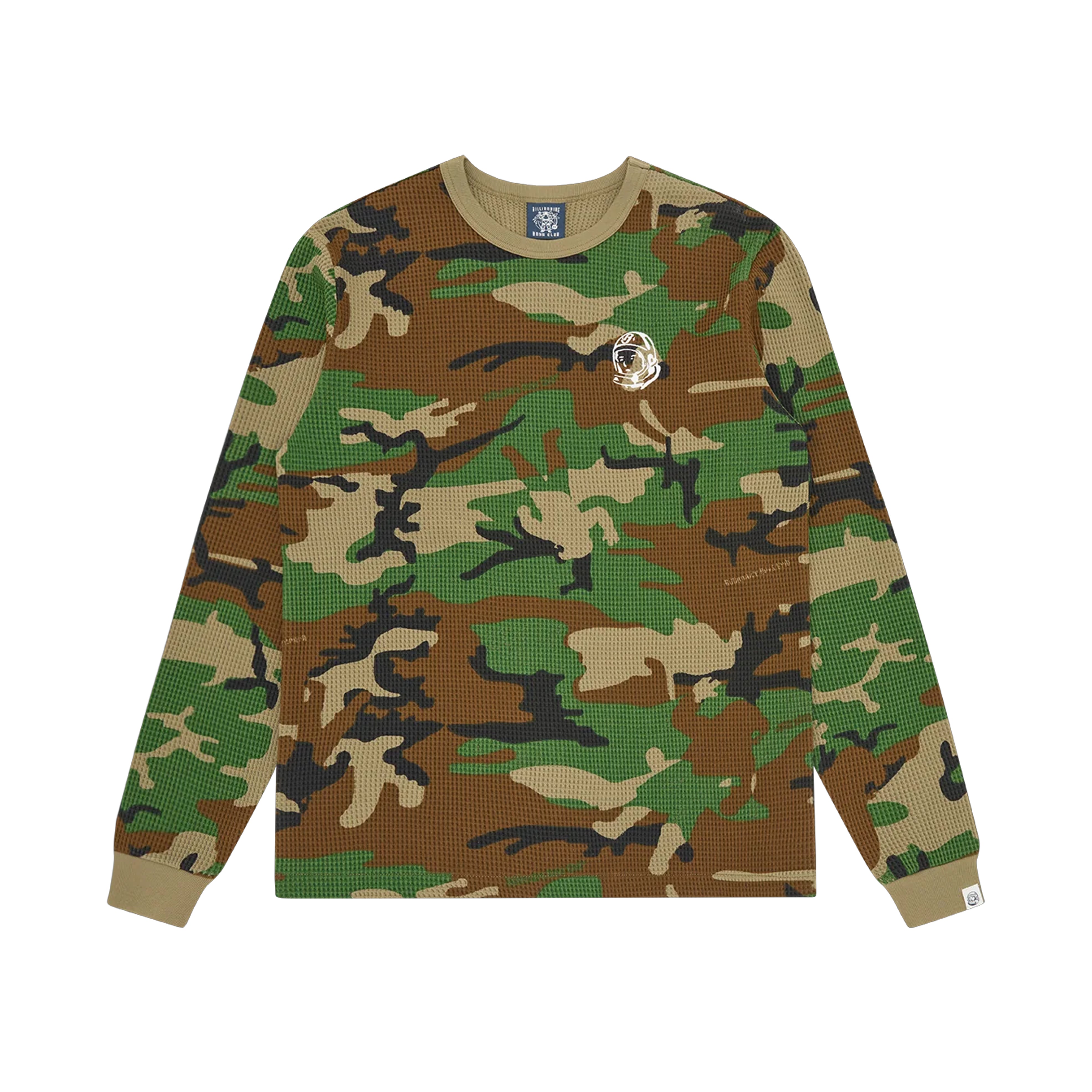 CAMO WAFFLE L/S T-SHIRT CAMO - BBC