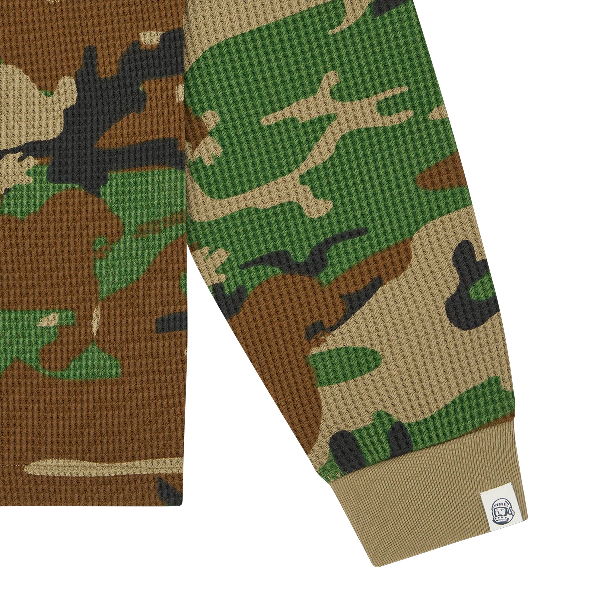 CAMO WAFFLE L/S T-SHIRT CAMO - BBC