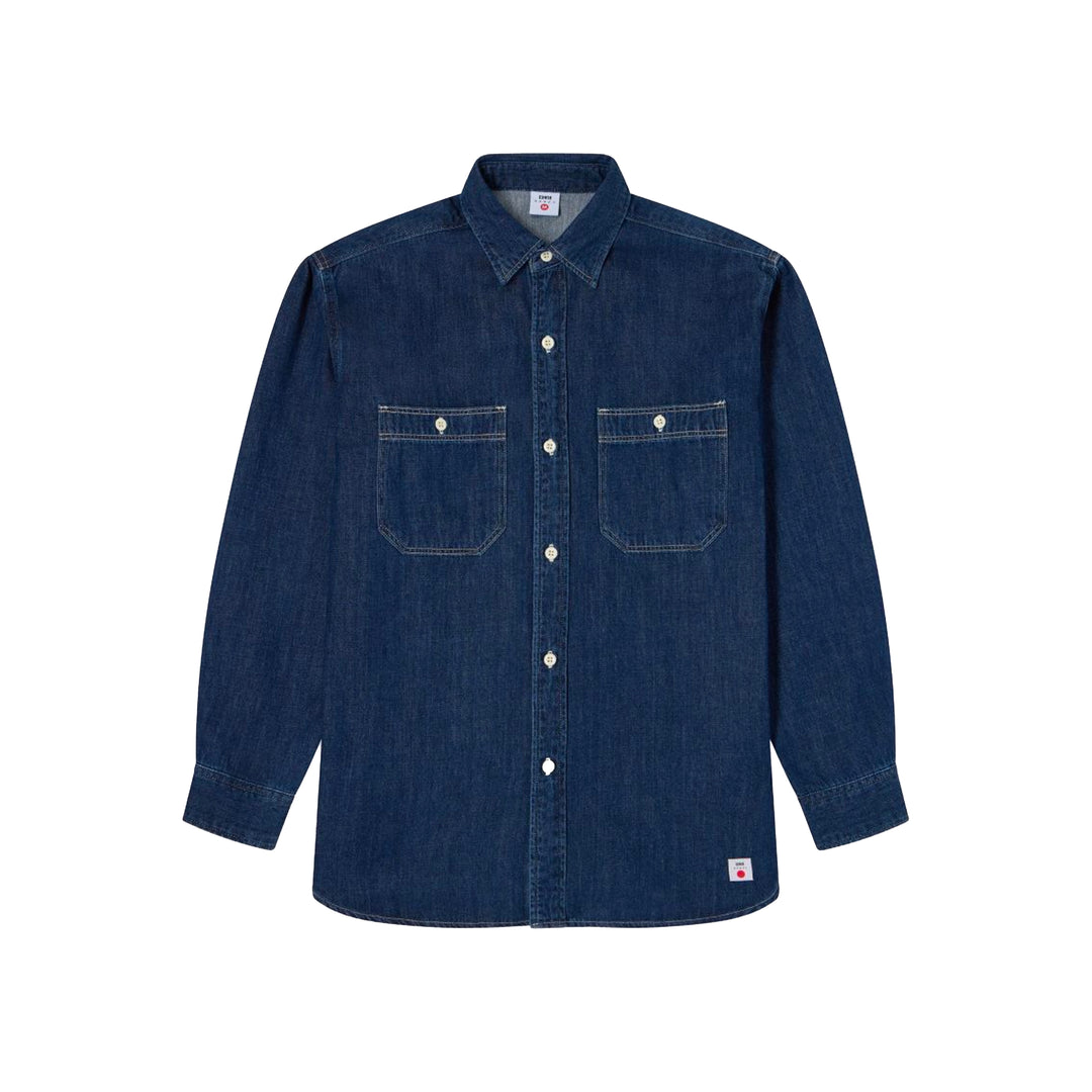 CHEMISE WORK SHIRT BLUE DARK