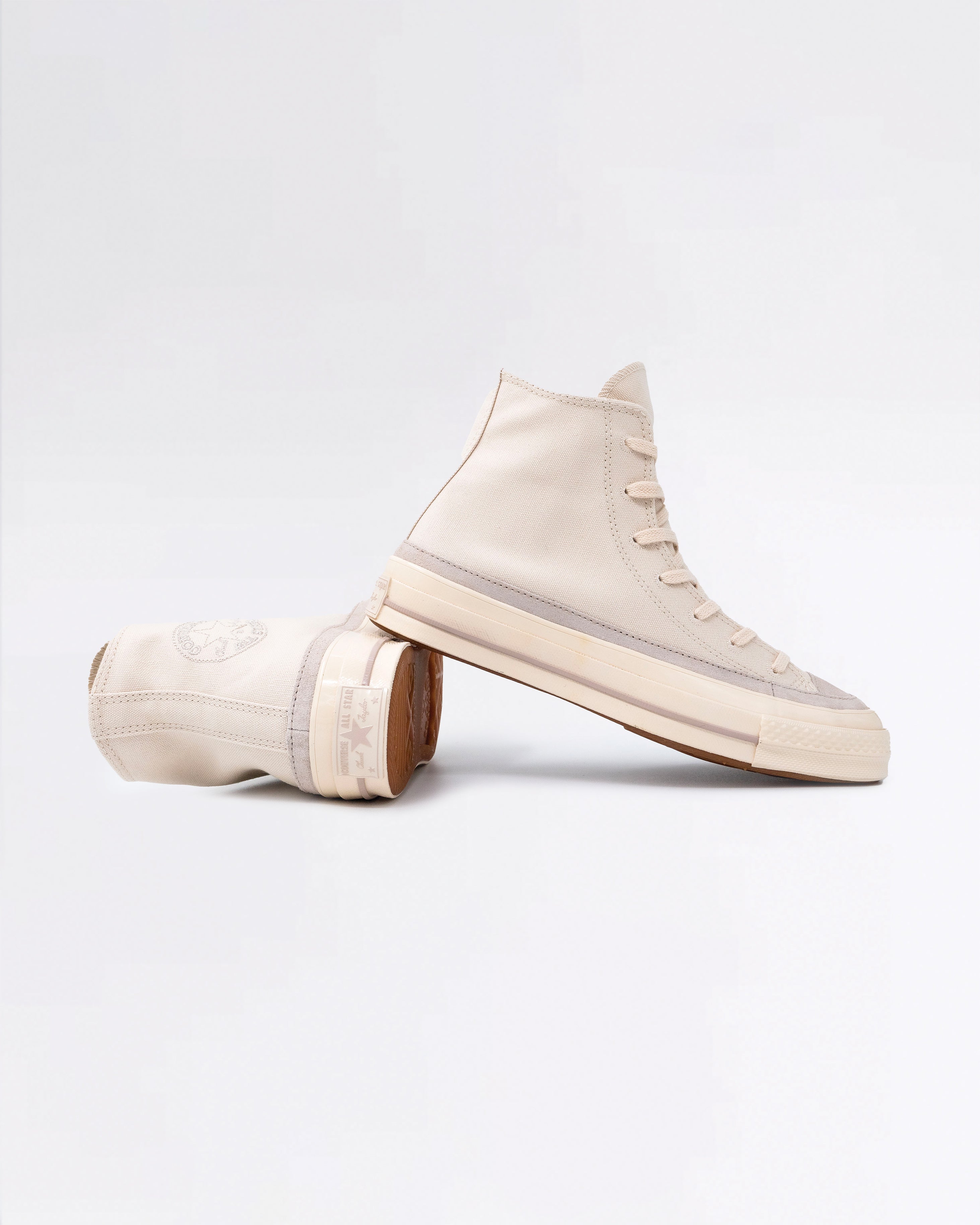 CHUCK 70 HI NATURAL IVORY/WARM CLAY – Laced Run - Main Image
