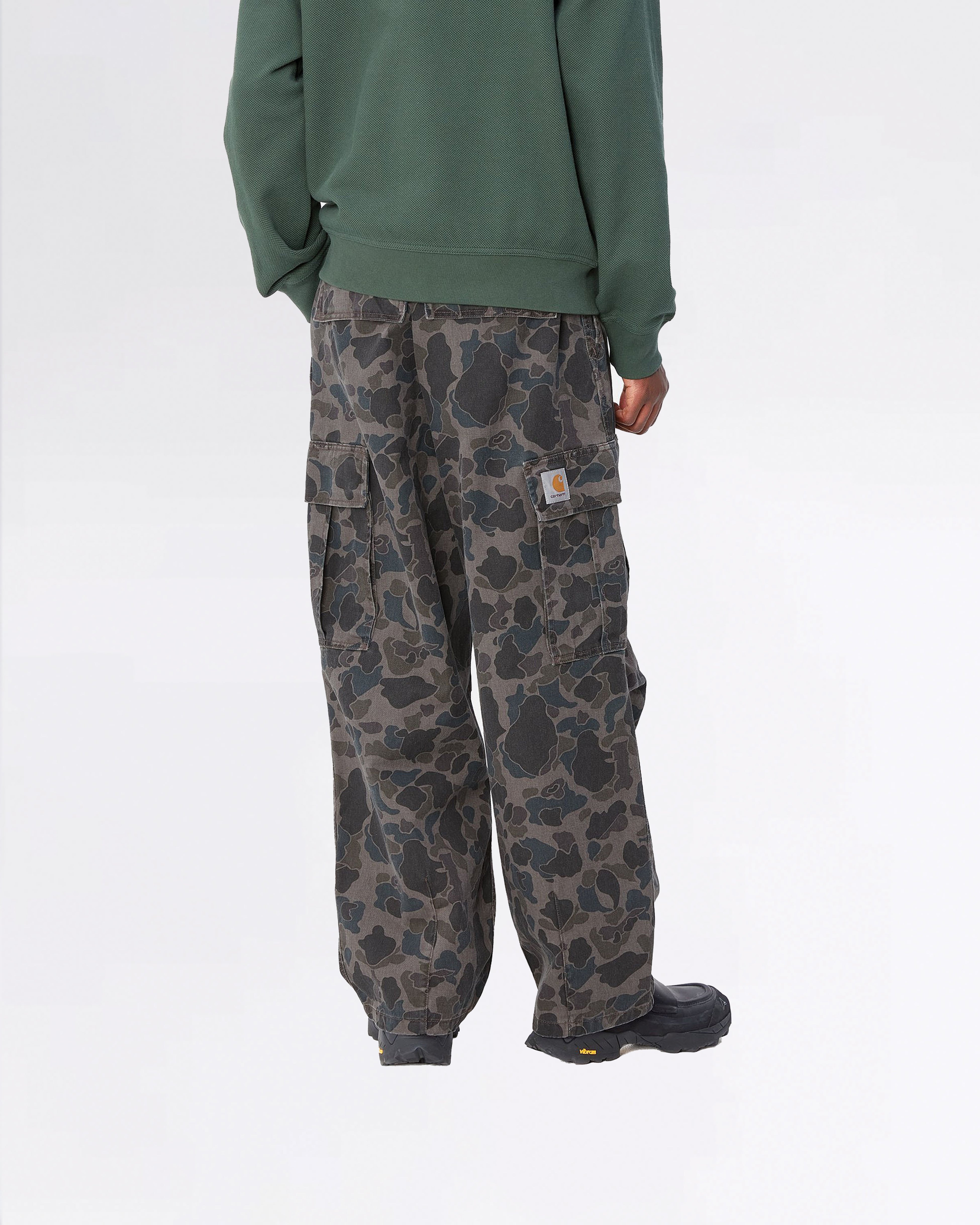 COLE CARGO PANT CAMO DUCK/GREY STONE WASHED