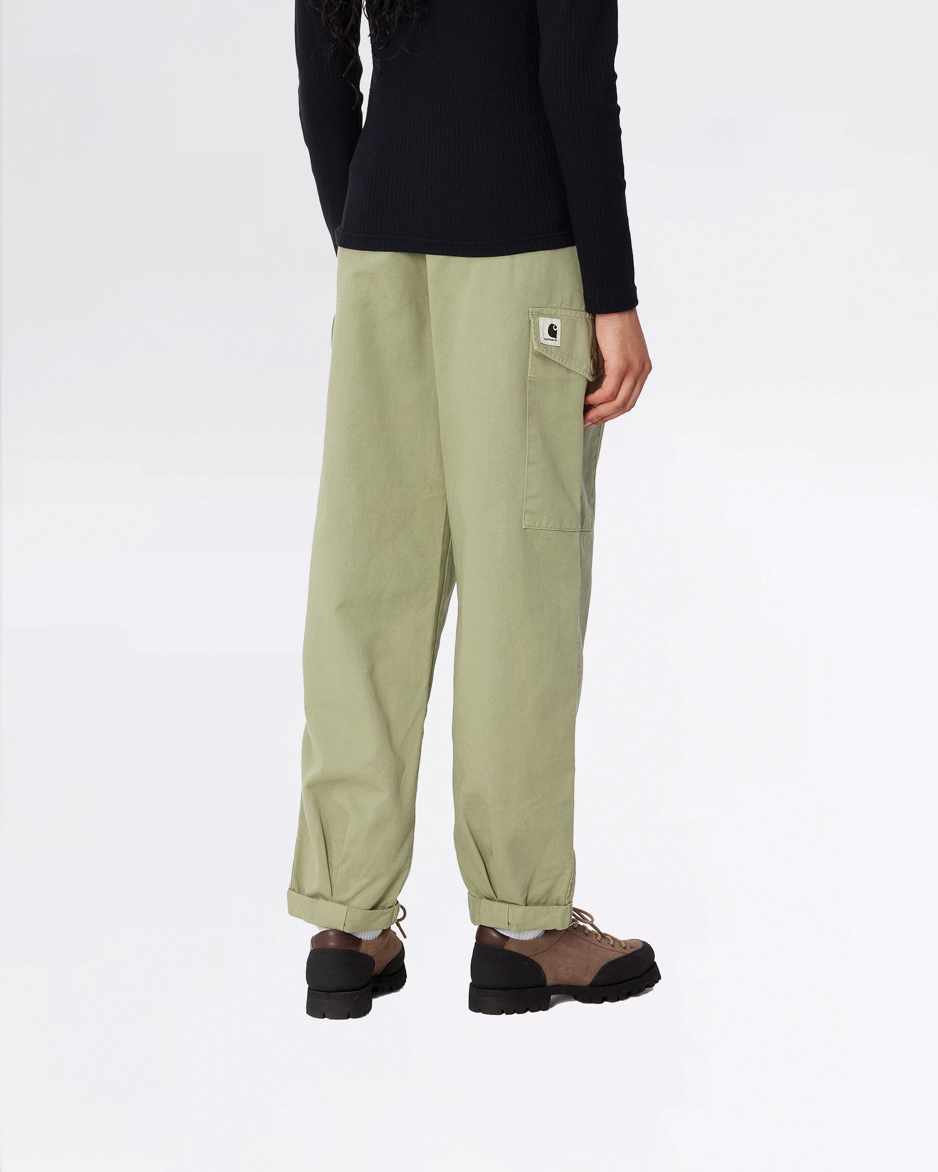 W' COLLINS PANT MISTY GREEN GARMENT DYED