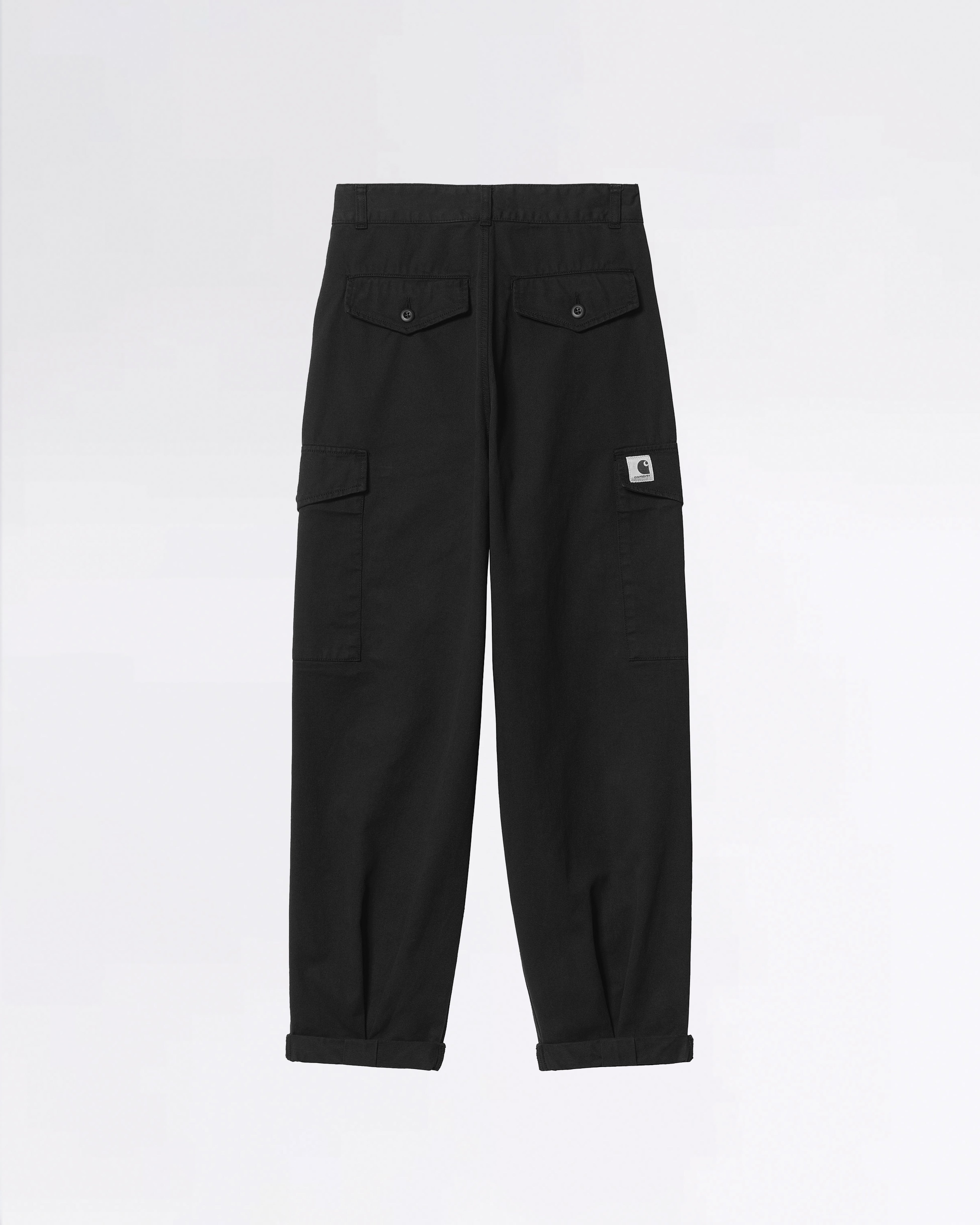 W' COLLINS PANT BLACK GARMENT DYED