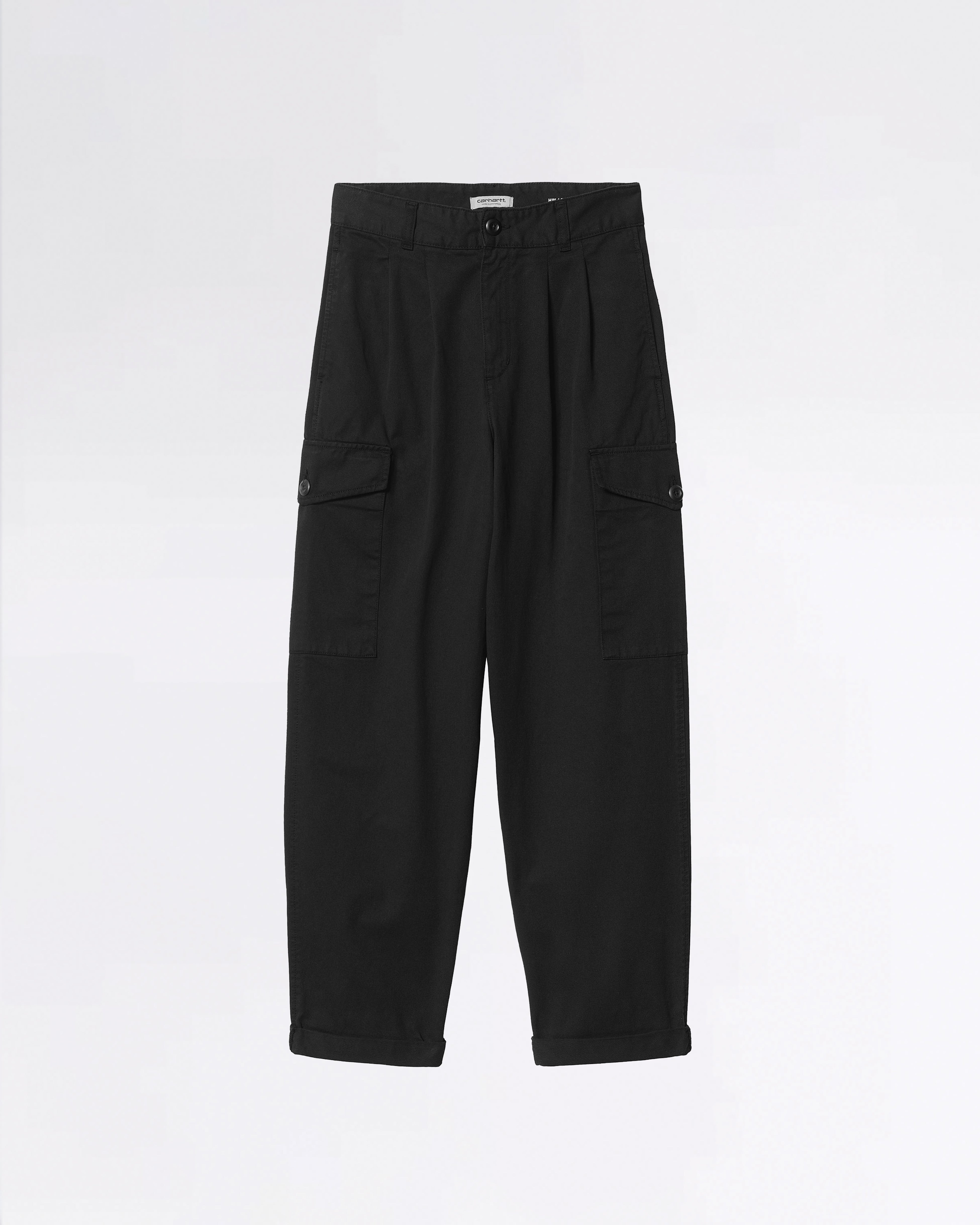 W' COLLINS PANT BLACK GARMENT DYED