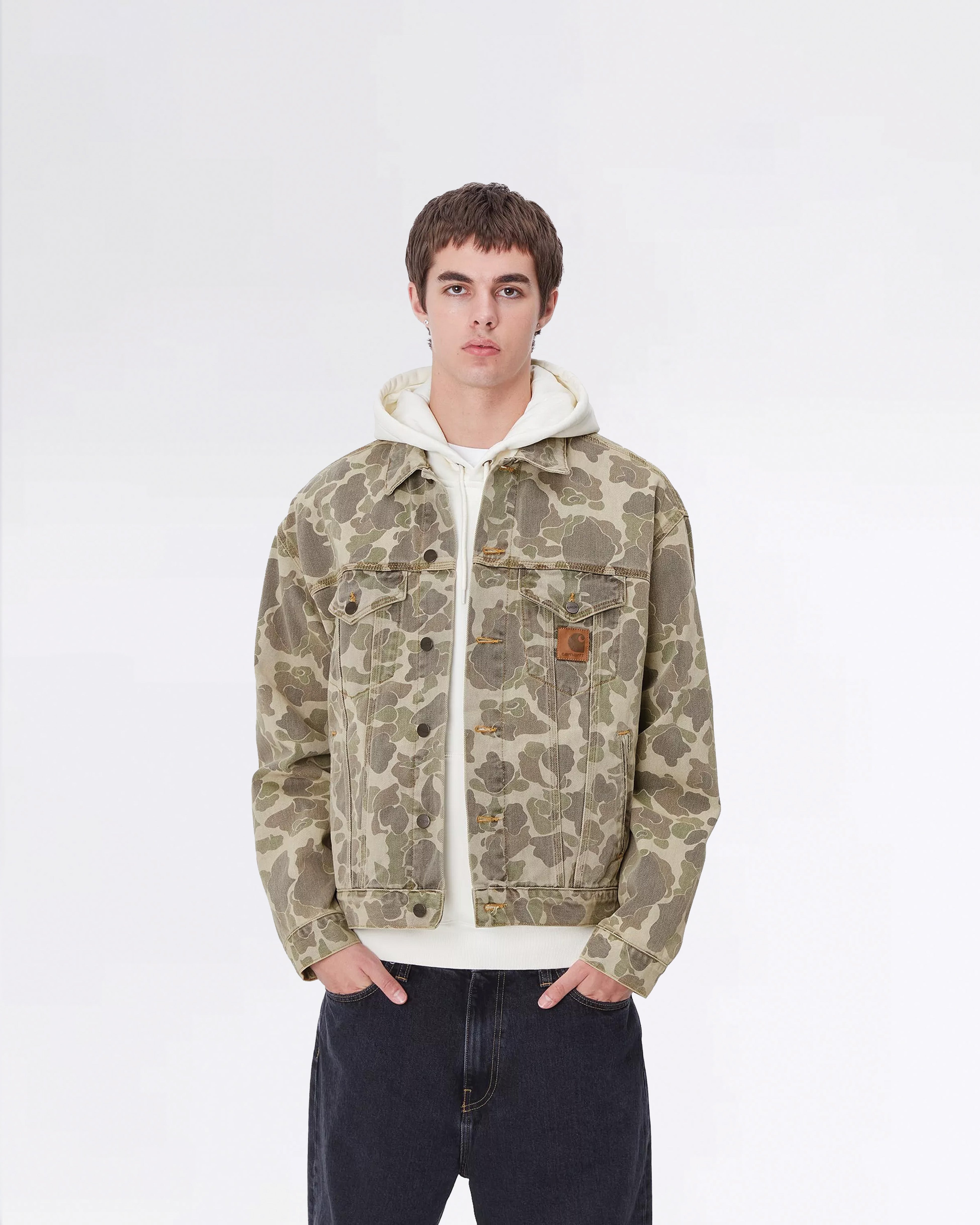 DUCK HELSTON JACKET MAITLAND CAMO DUCK BLACK