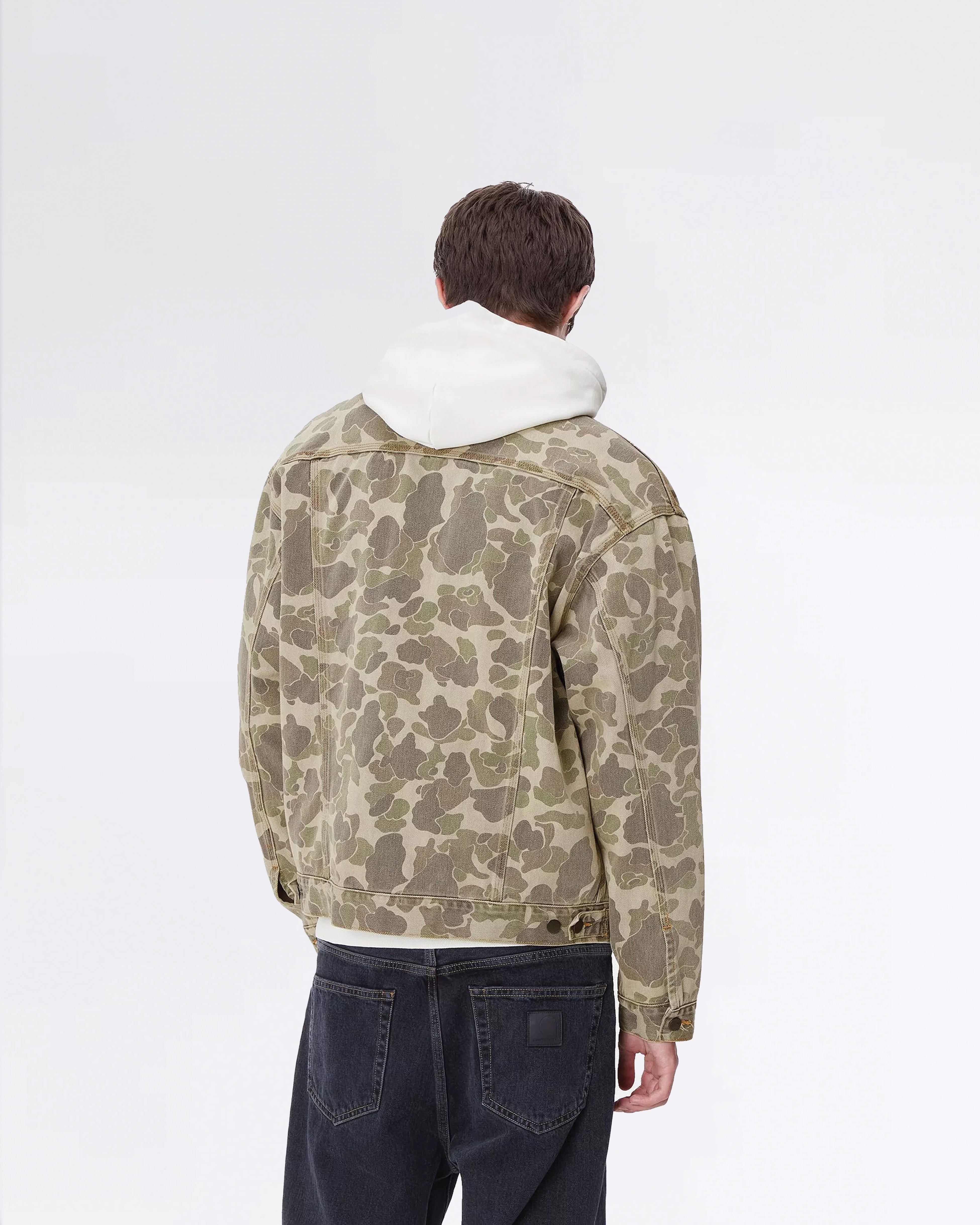 DUCK HELSTON JACKET MAITLAND CAMO DUCK BLACK