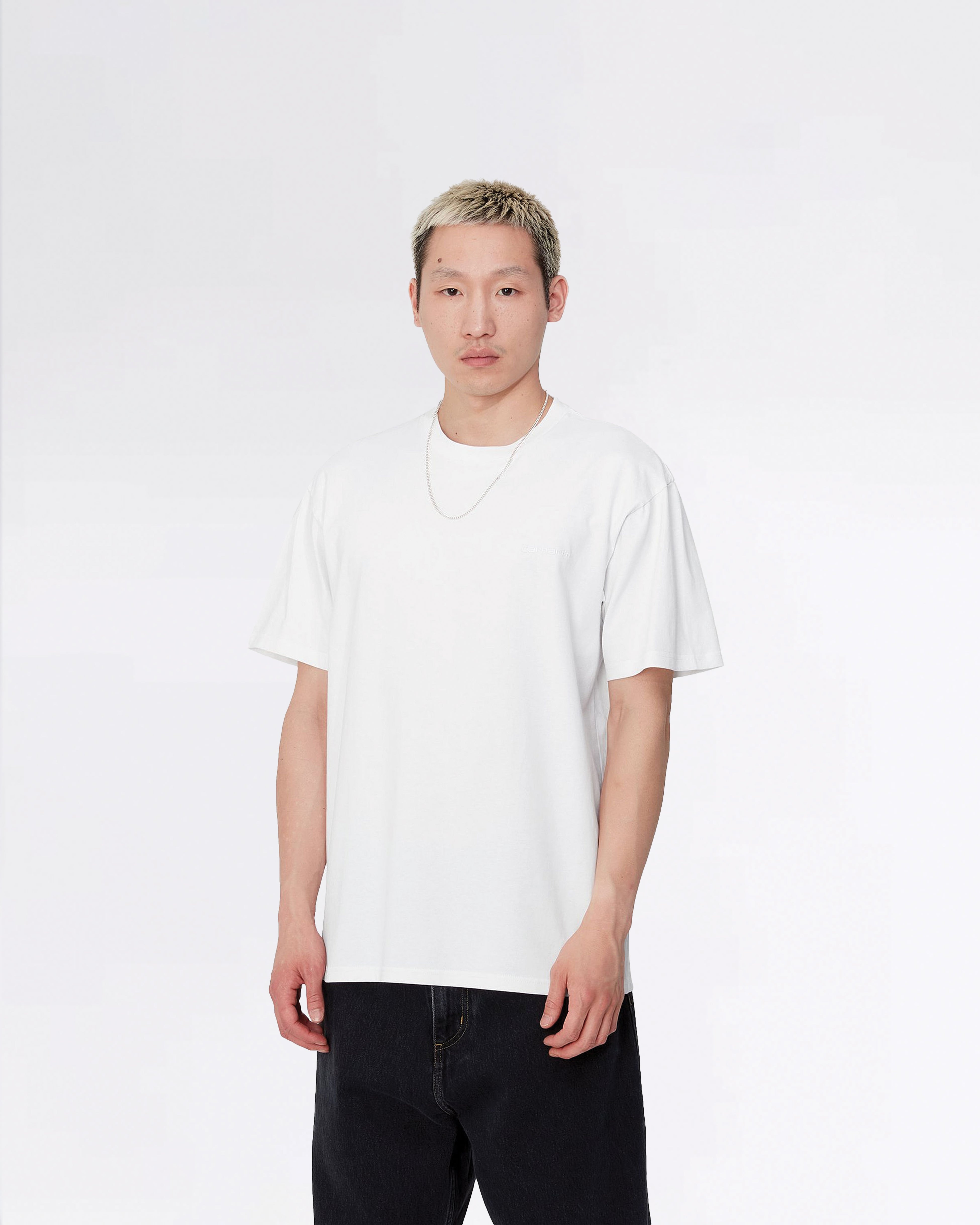 S/S DUSTER SCRIPT T-SHIRT WHITE