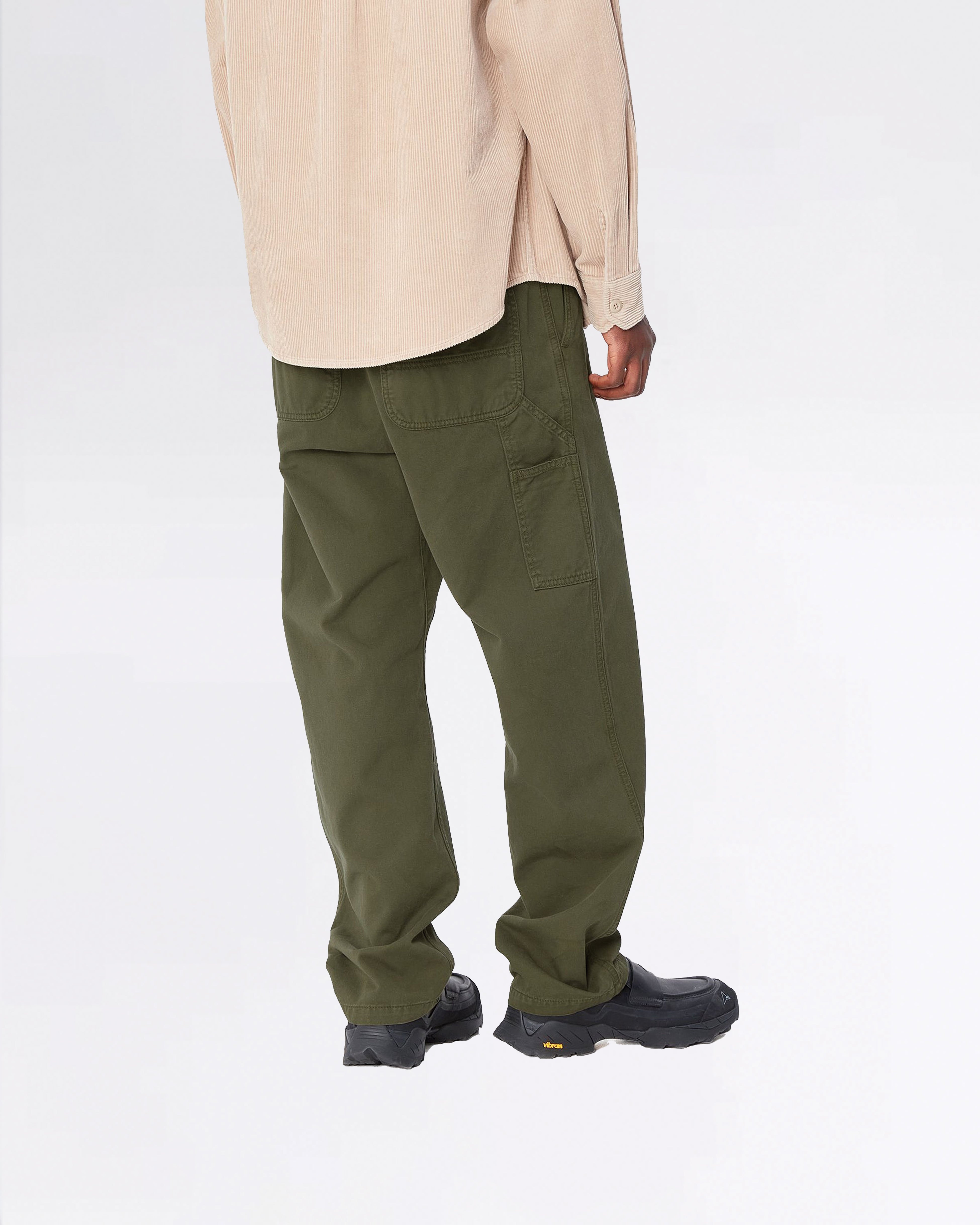 FLINT PANT OFFICE GREEN GARMENT DYED