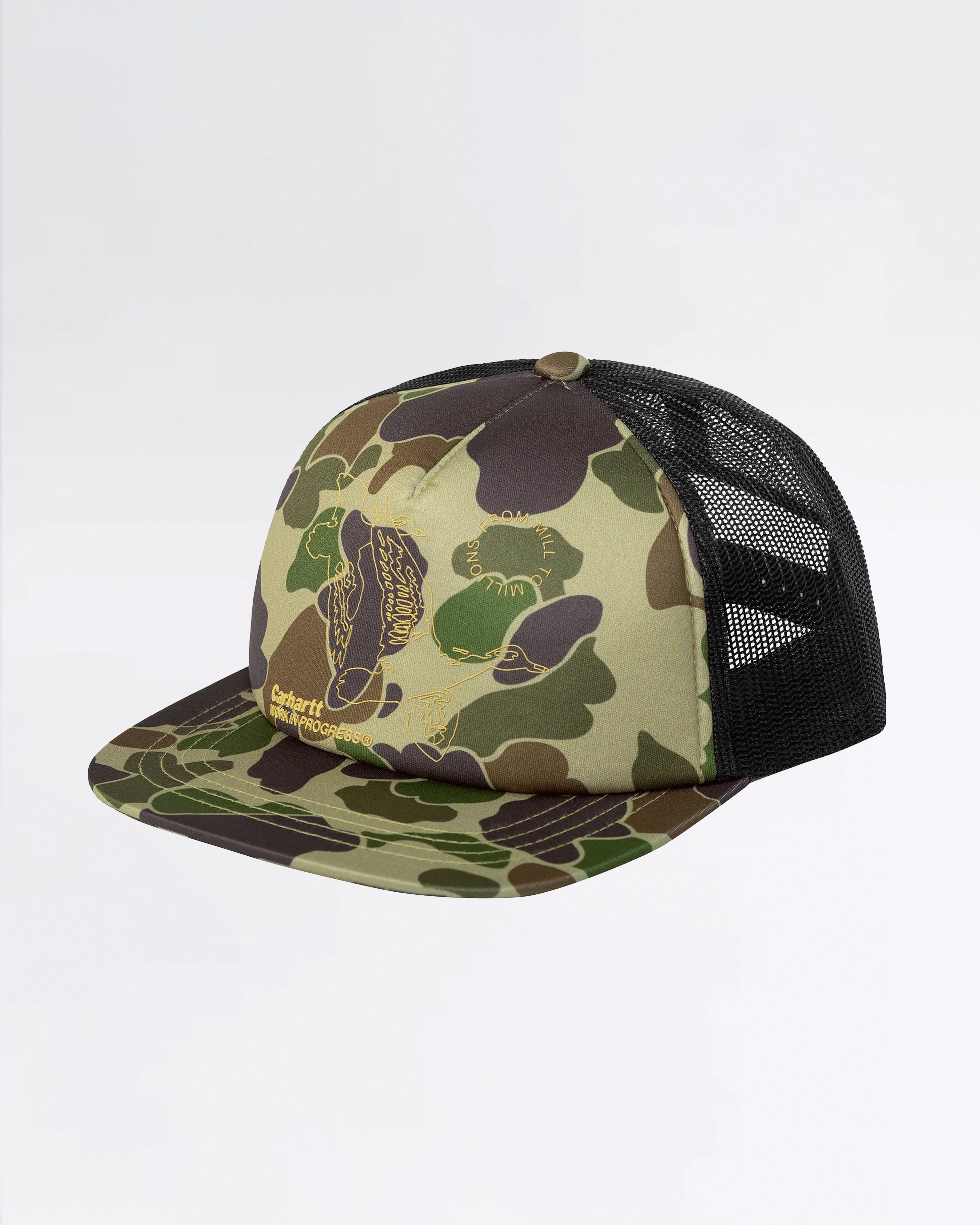 FLYING DUCKS TRUCKER CAMO DUCK GREEN