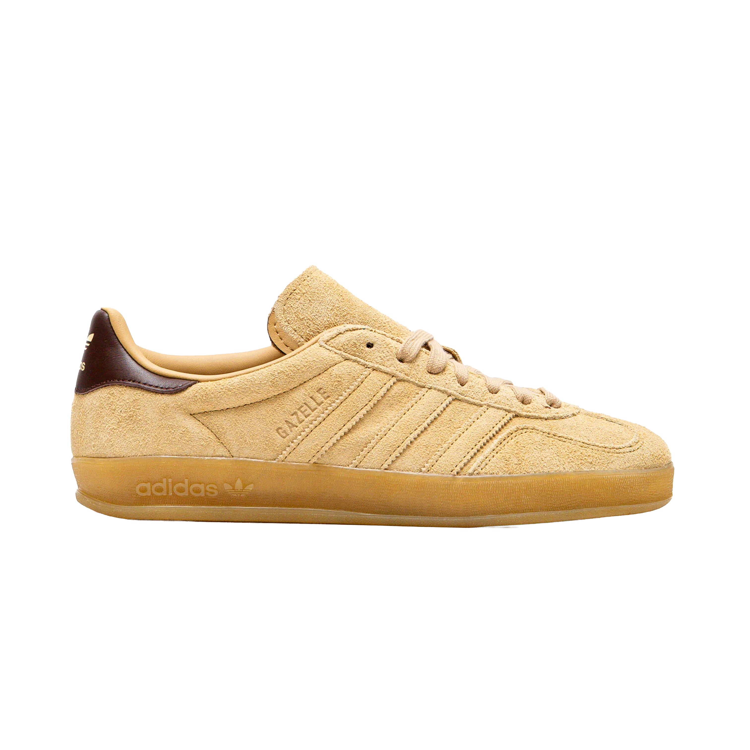 GAZELLE INDOOR BEIGE/BROWN/GUM – Laced Run