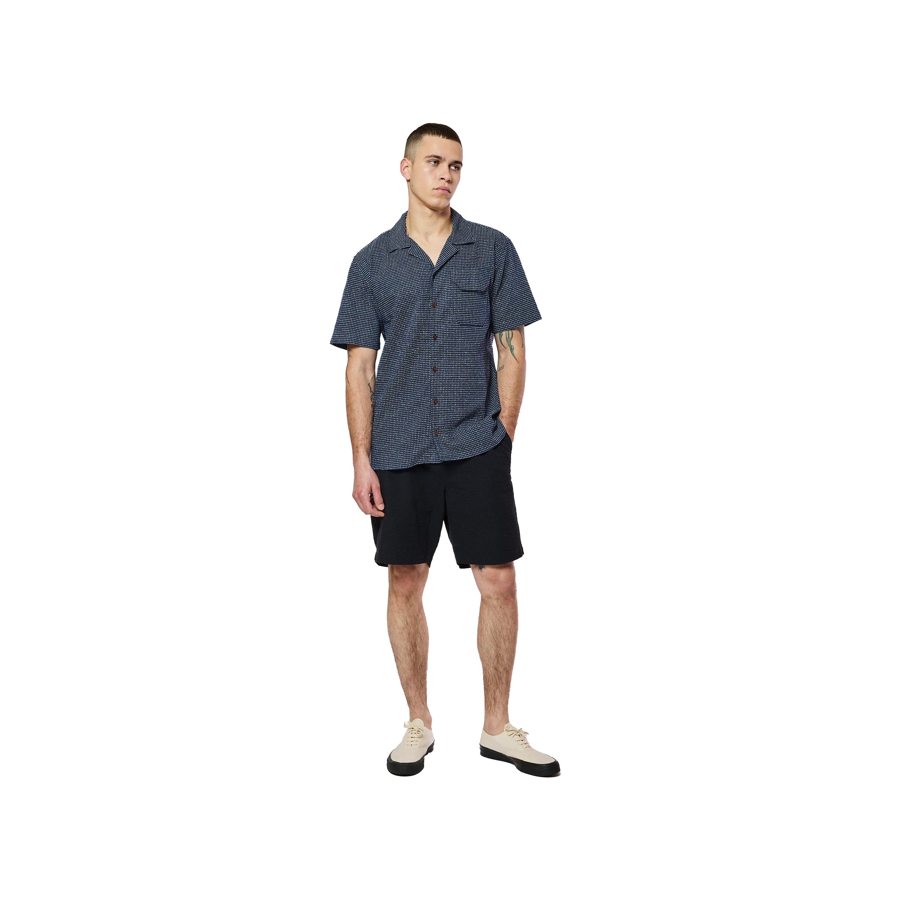 GUARDA CACTUS CHEMISETTE NAVY/WHITE