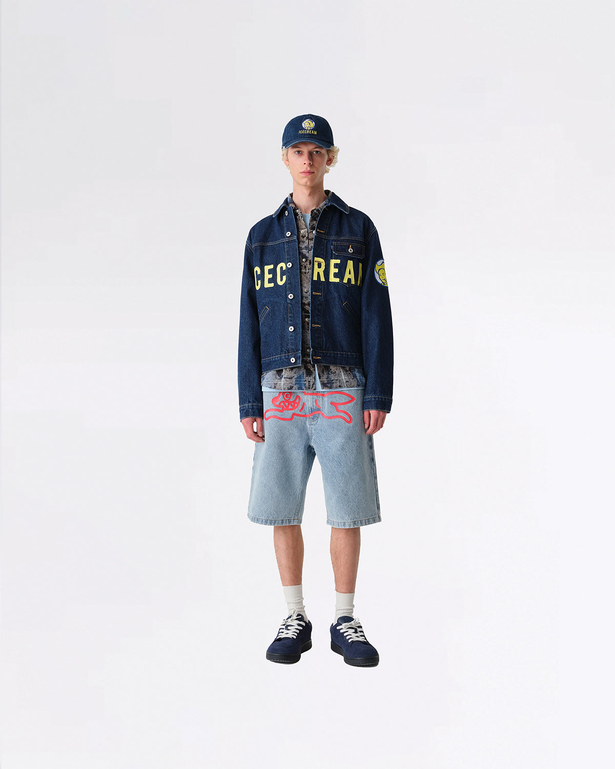 ICECREAM COWBOY CAP INDIGO – Laced Run - Main Image