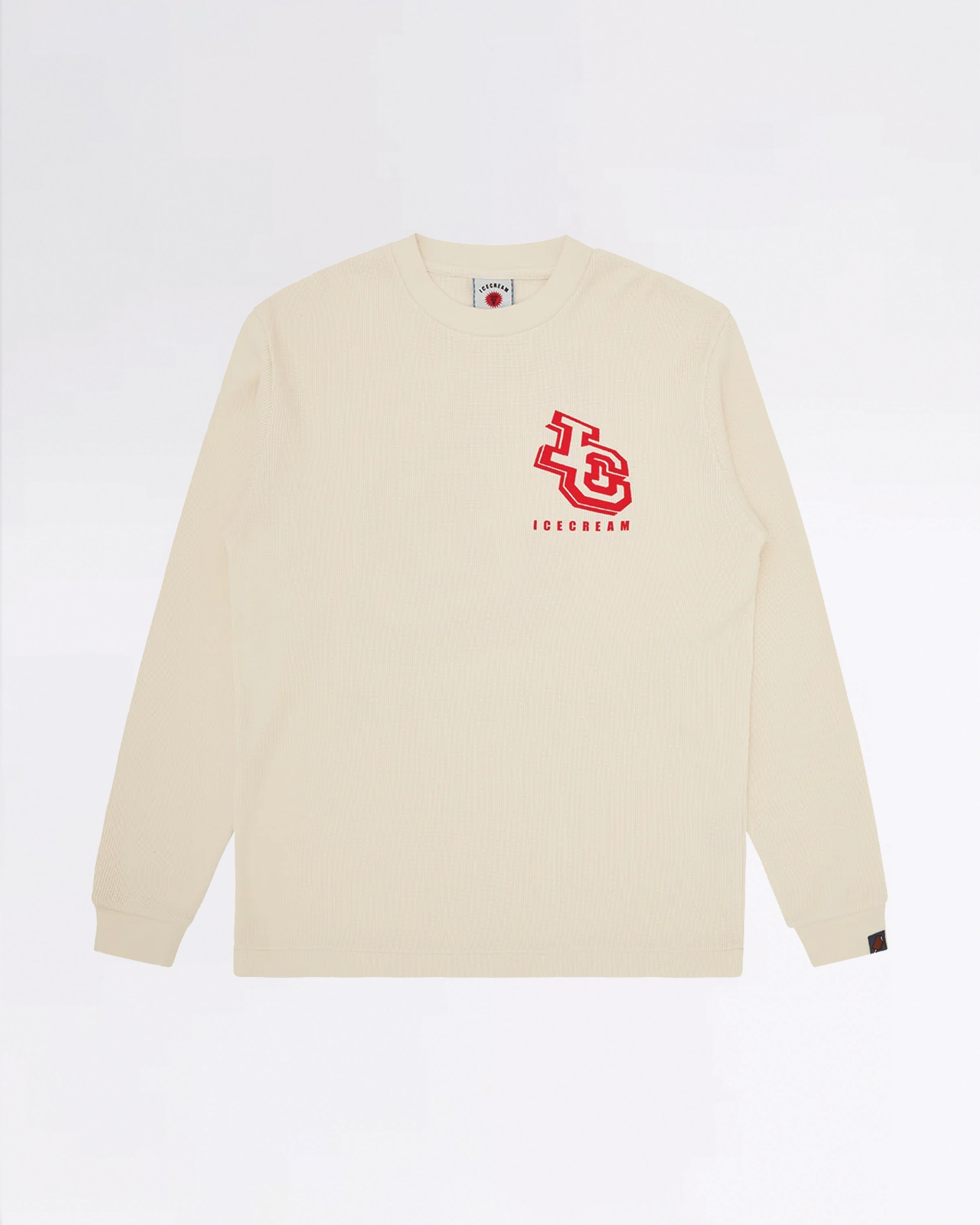 ICECREAM WAFFLE L/S T-SHIRT OFF-WHITE