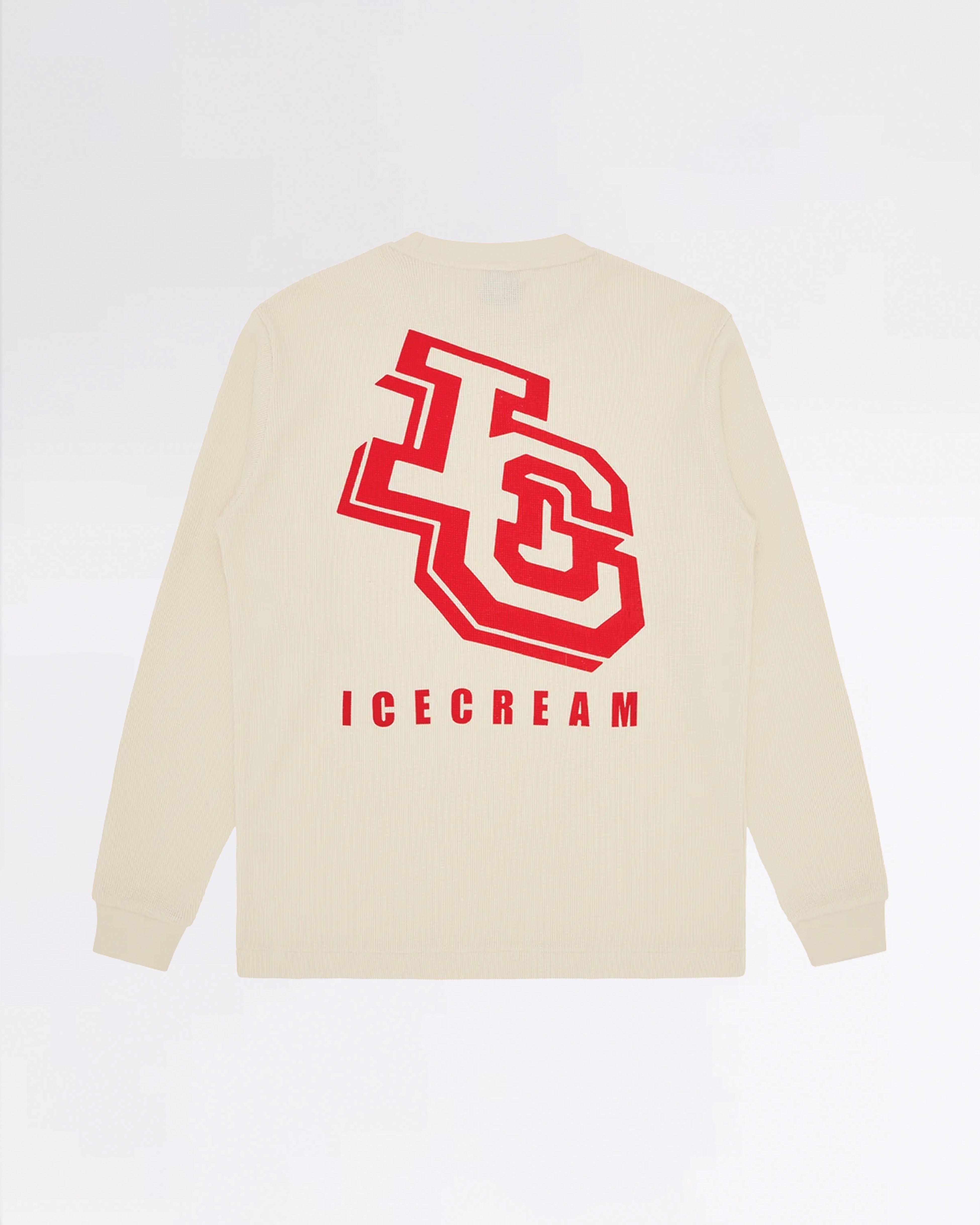 ICECREAM WAFFLE L/S T-SHIRT OFF-WHITE