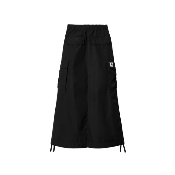 JUPE LONGUE W' CARGO NOIR