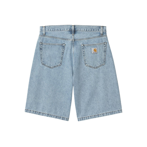 LANDON SHORT BLUE BLEACHED