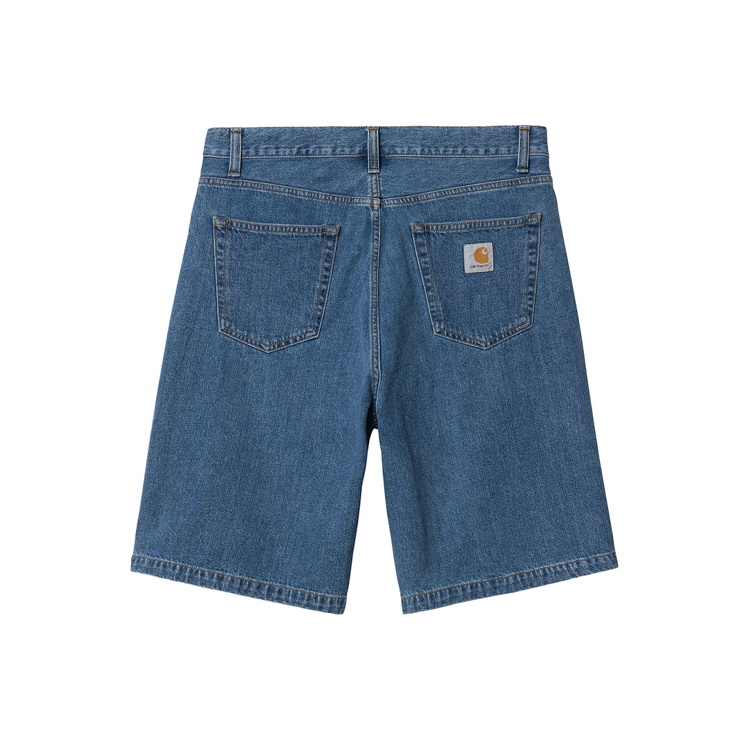 LANDON SHORT BLUE HEAVY STONE WASHED