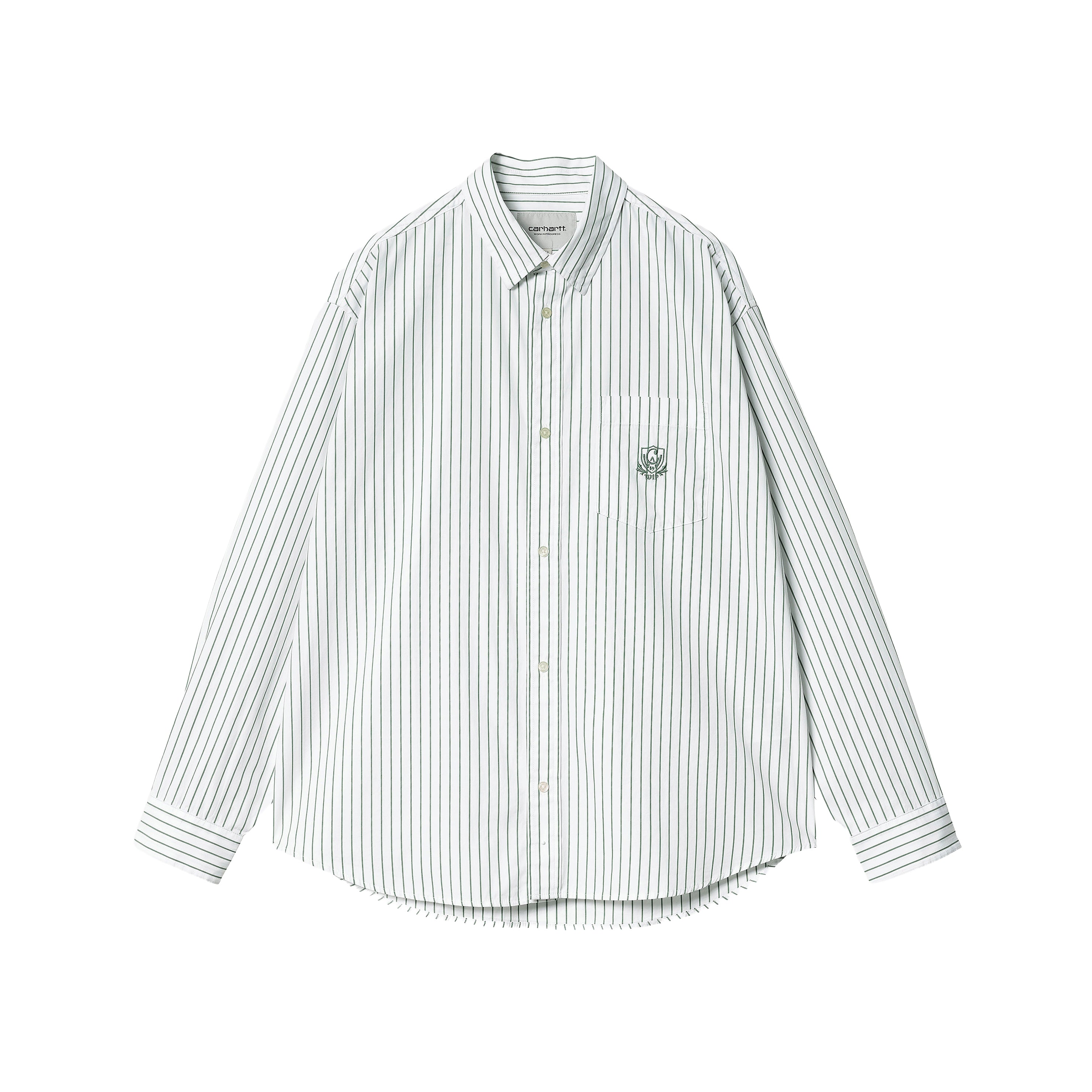 L/S リナス シャツ パーク/ホワイト