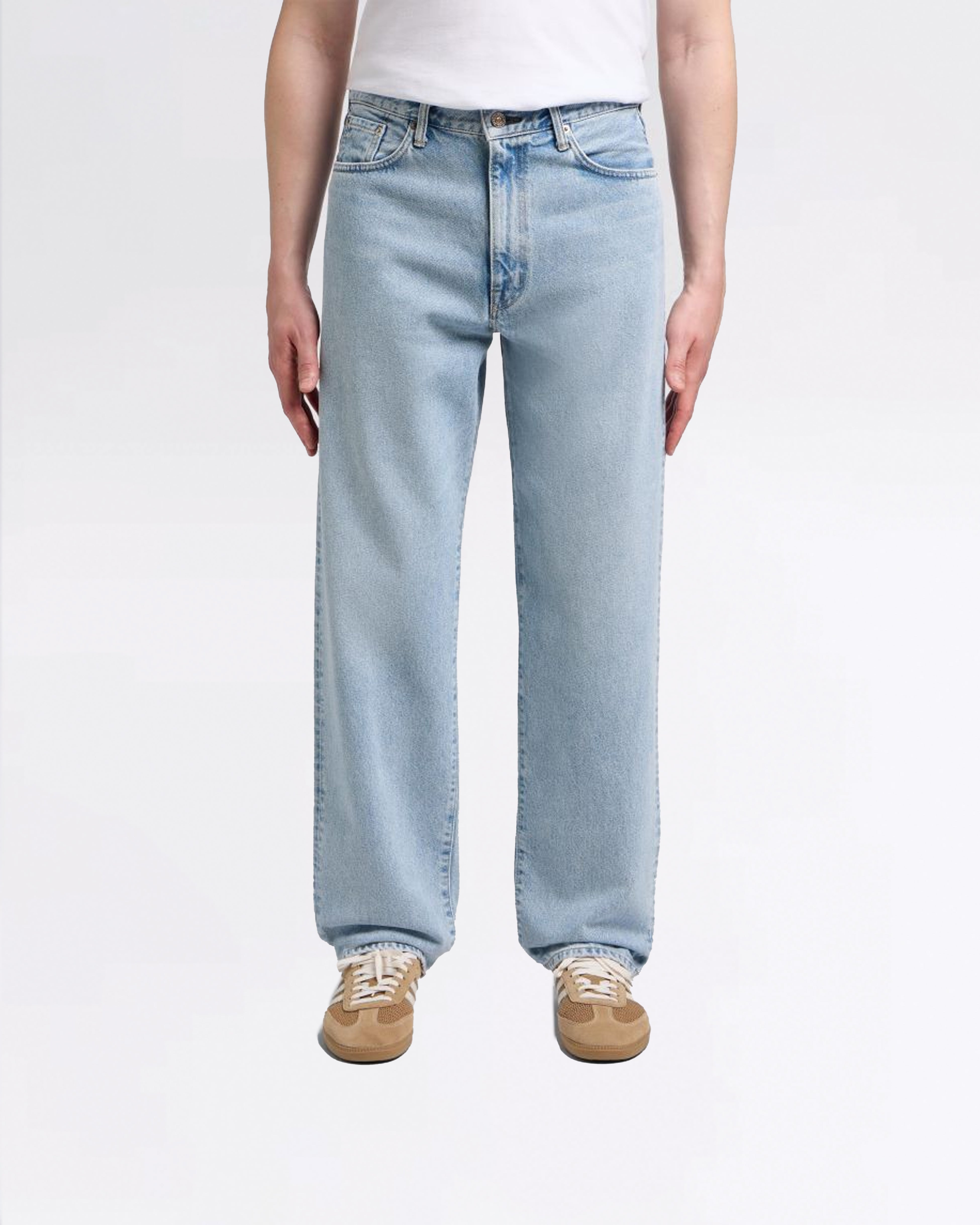 LOOSE FIT PANT MADE IN JAPAN BLUE LIGHT USED L32