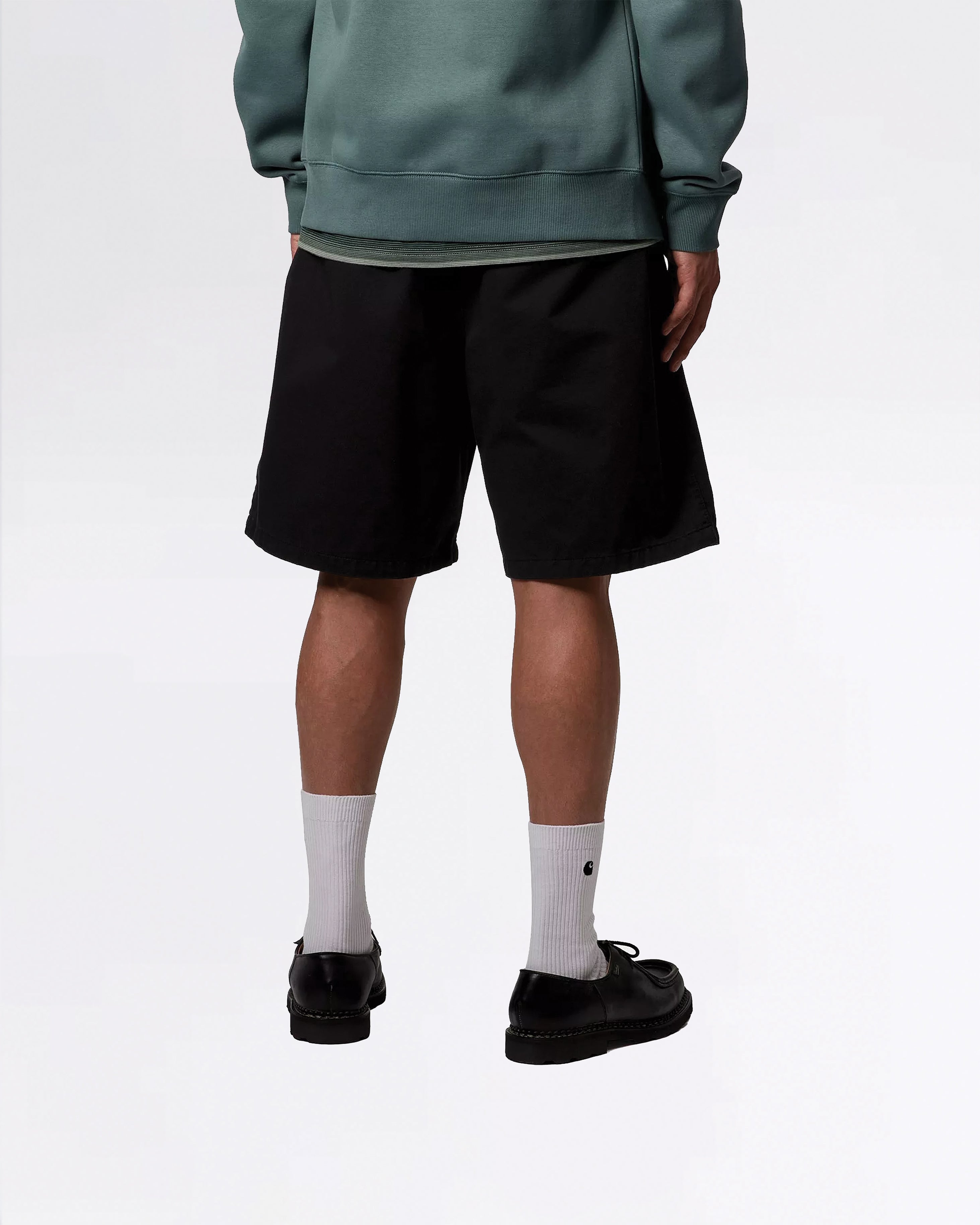 MARV SHORT BLACK STONE WASHED