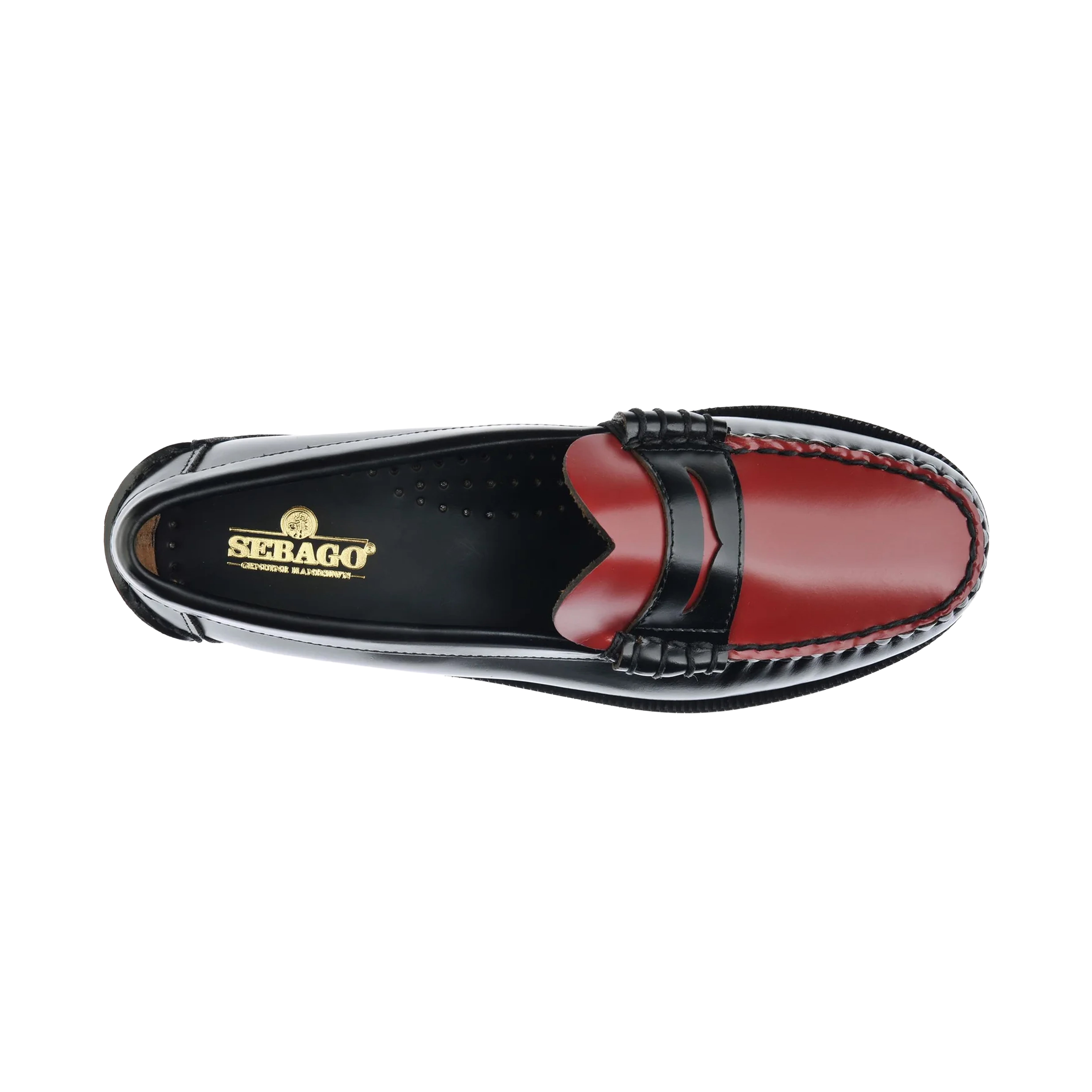 MOCASSINS DAN LOVE W BLACK-SCARLET