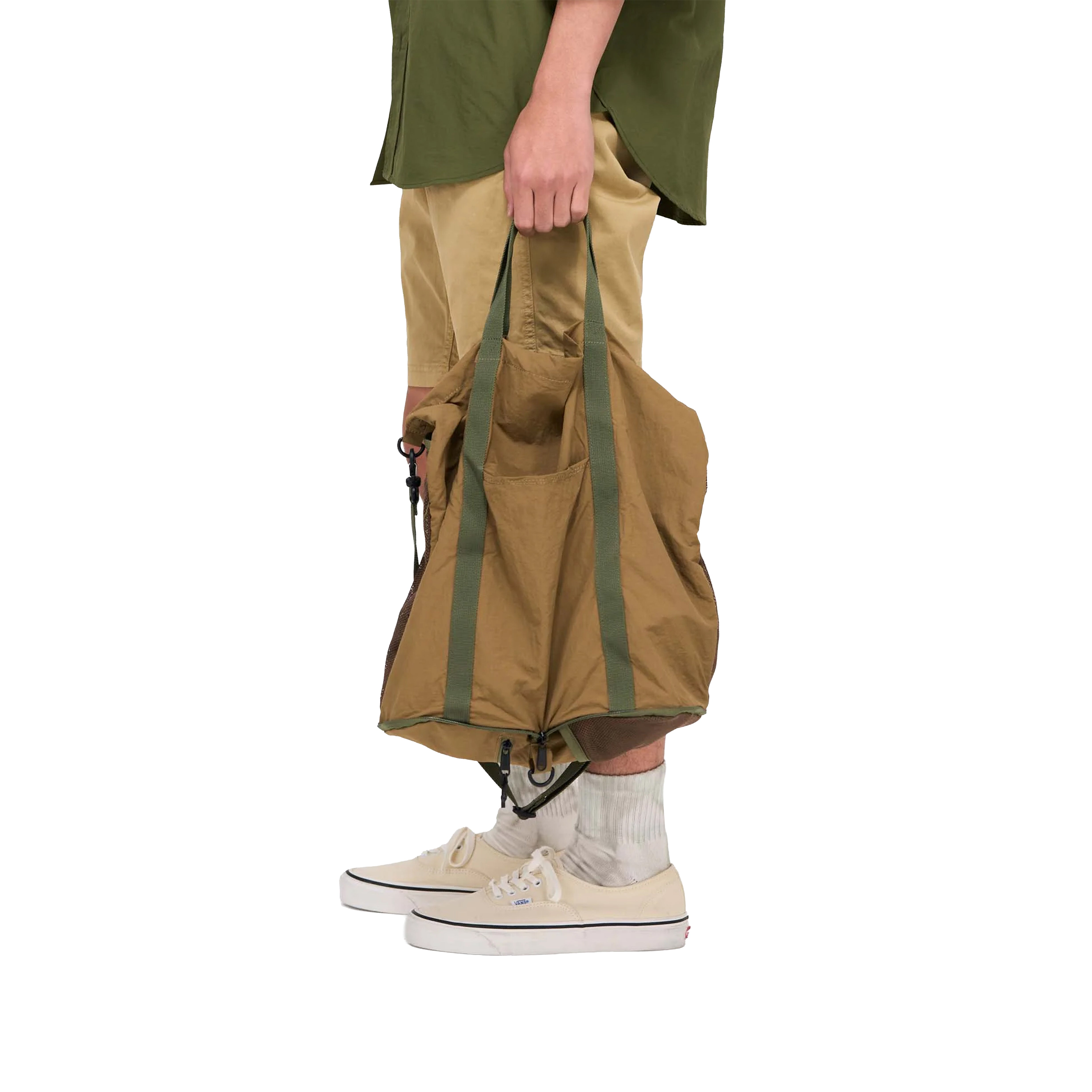 NYLON PACKABLE EXPLORER TOTE COYOTE