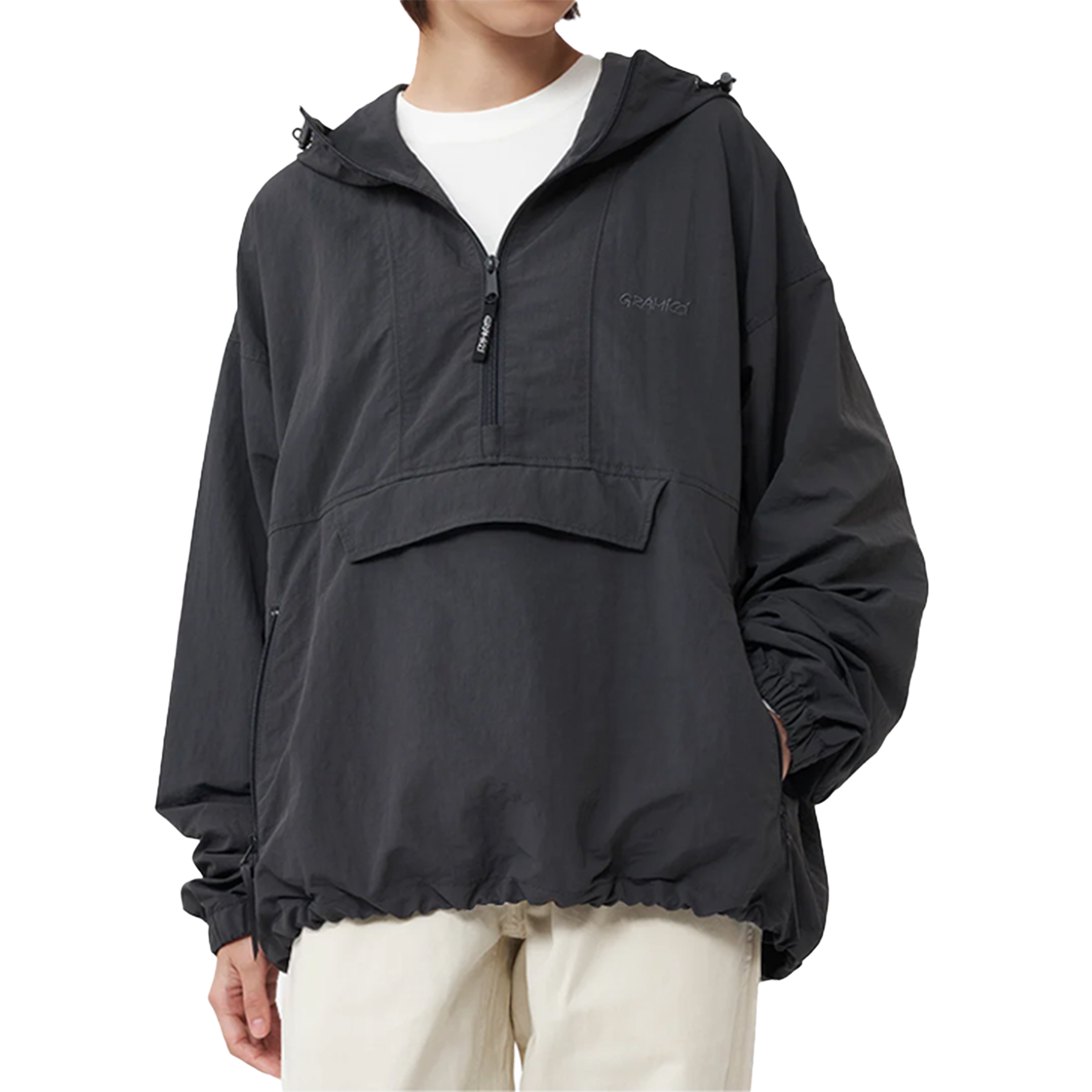 NYLON TUSSA HANORAK STONE GRAY – Laced Run