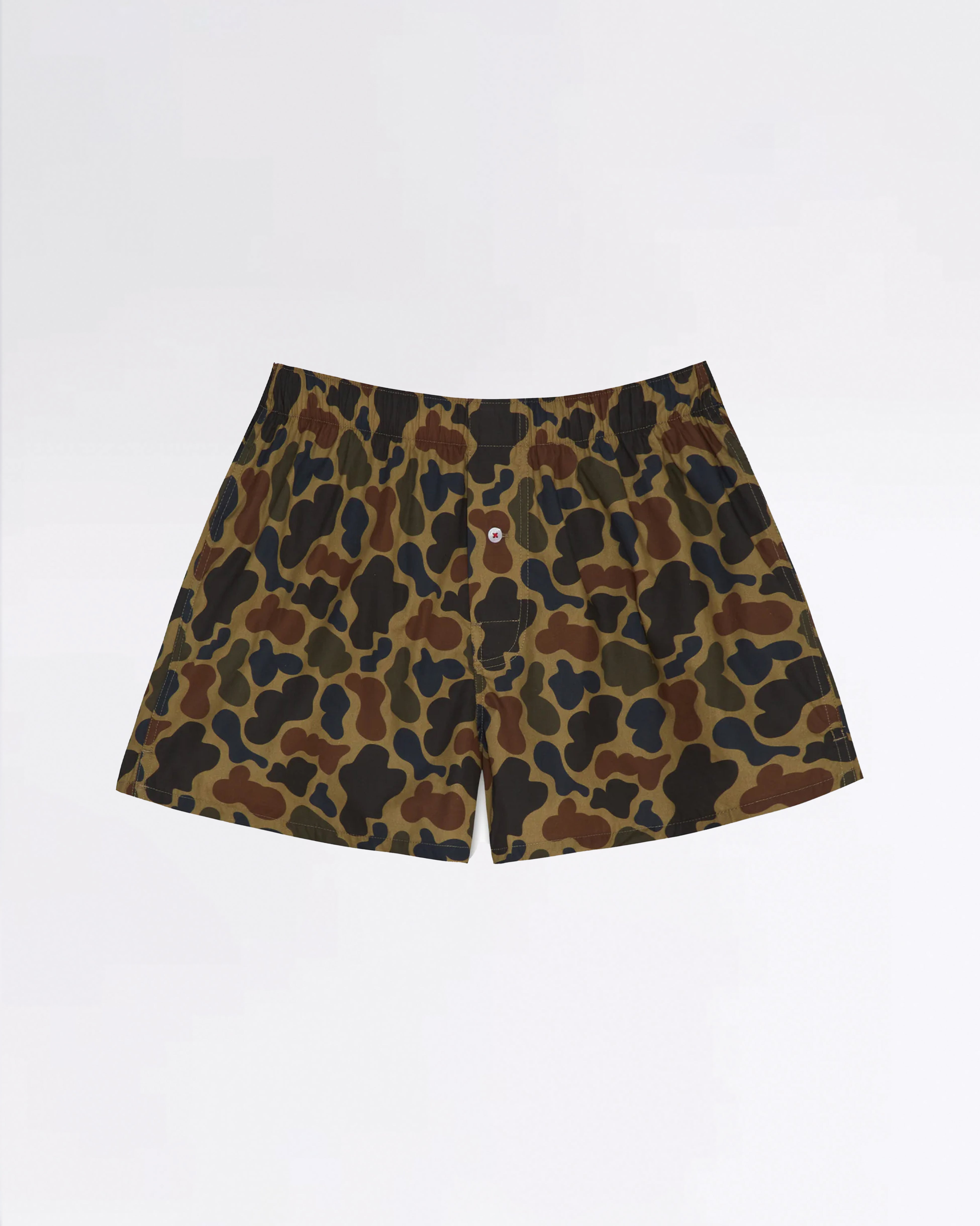 ORGANIC COTTON DUCK CAMO BOXER KHAKI