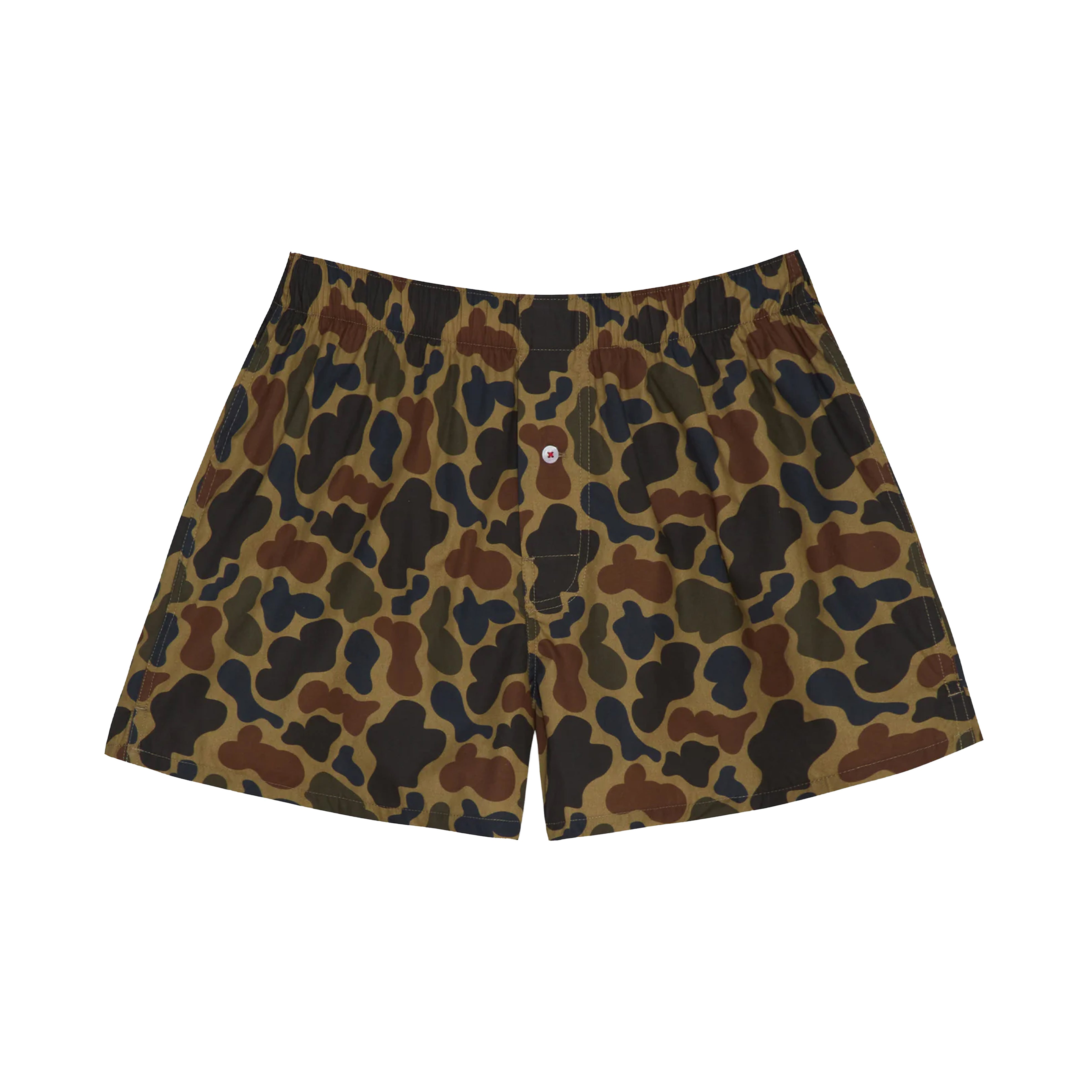 ORGANIC COTTON DUCK CAMO BOXER KHAKI