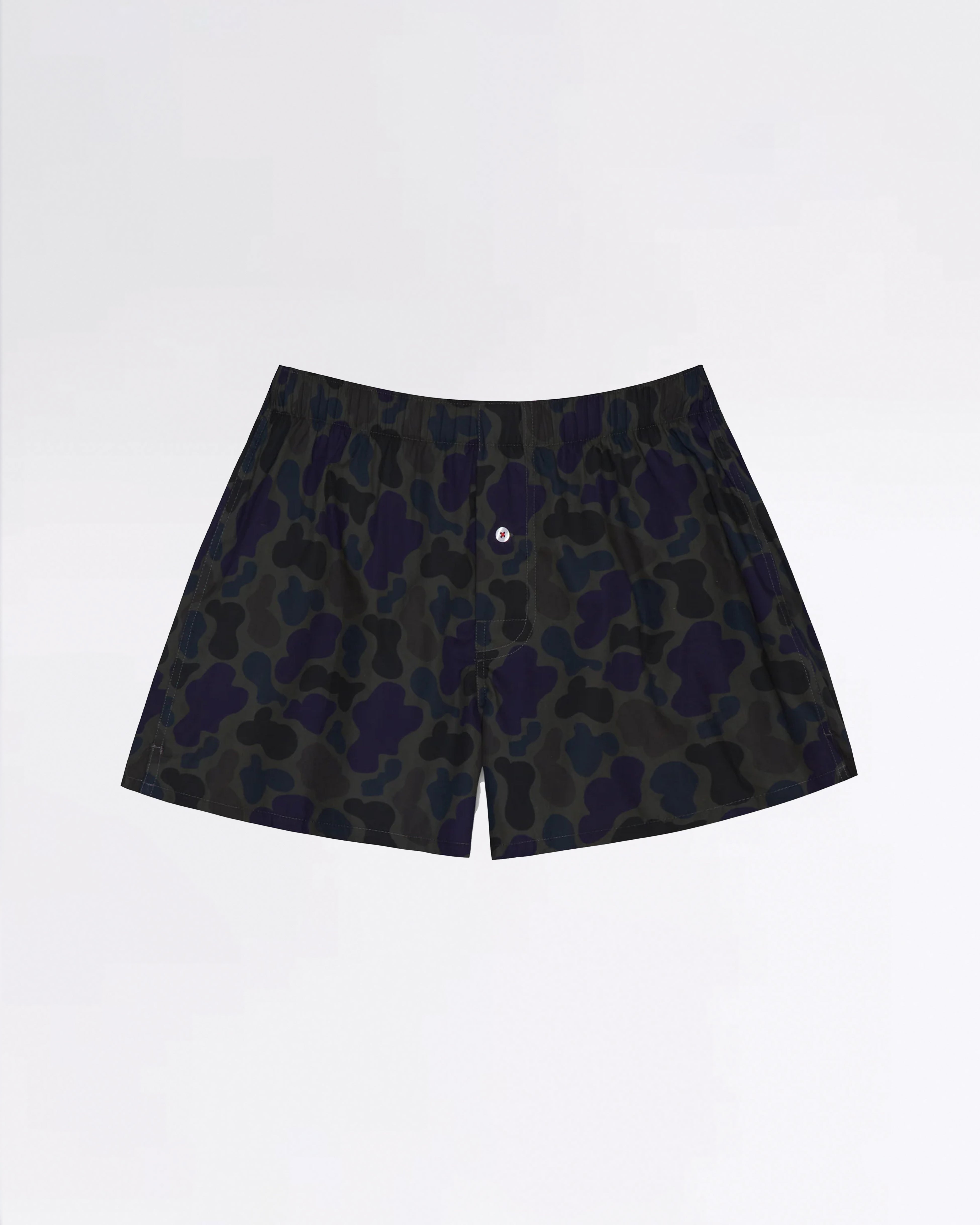 ORGANIC COTTON DUCK CAMO BOXER NAVY