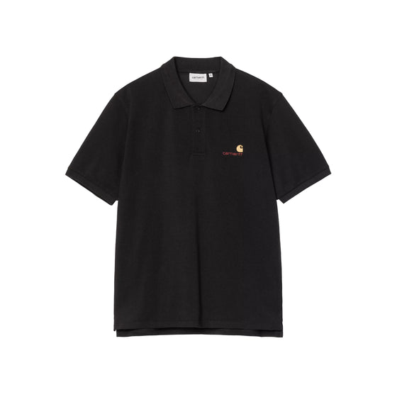 POLO S/S AMERICAN SCRIPT NOIR