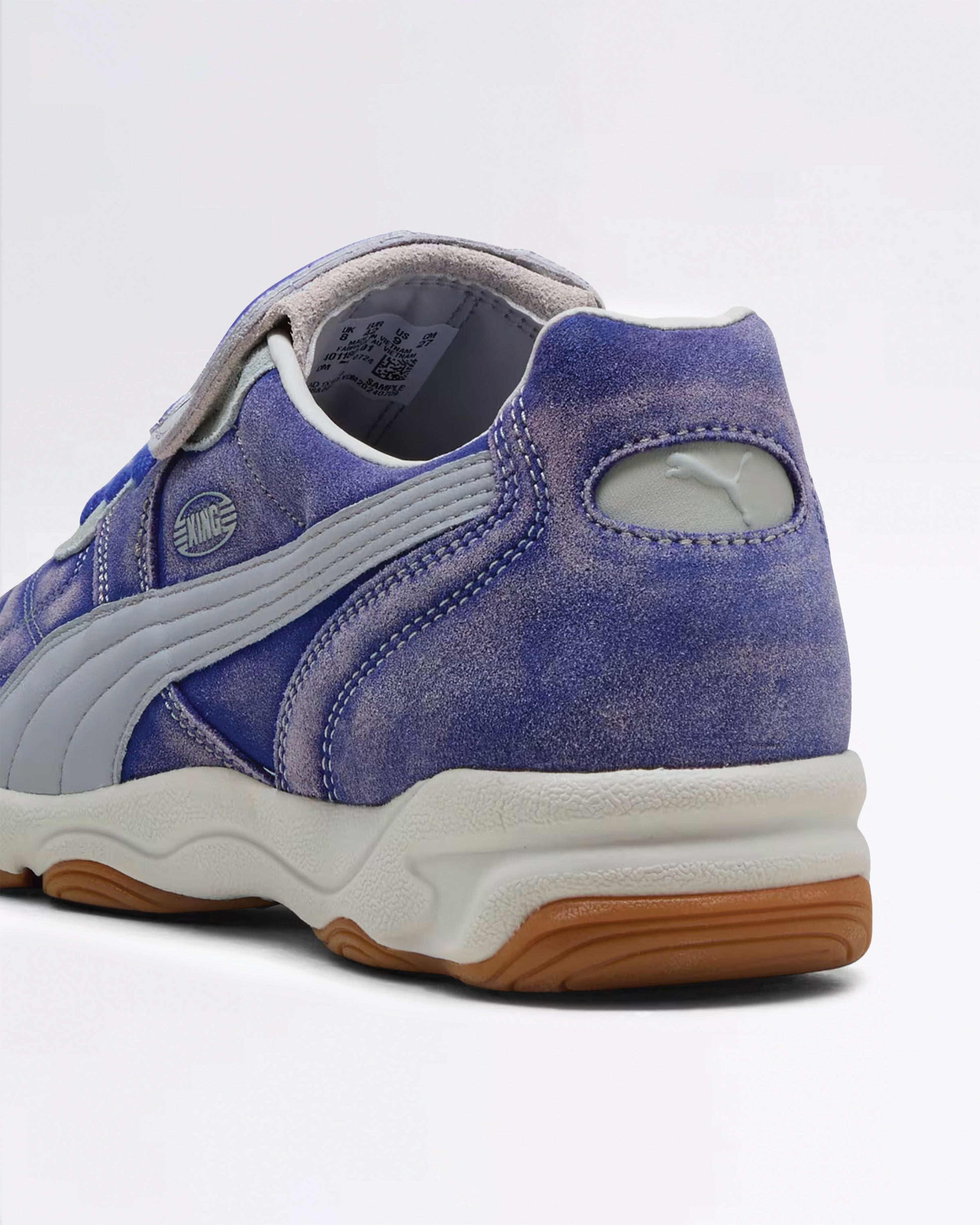 PUMA X KID SUPER KING INDOOR DARK BLUE/GRAY FOG