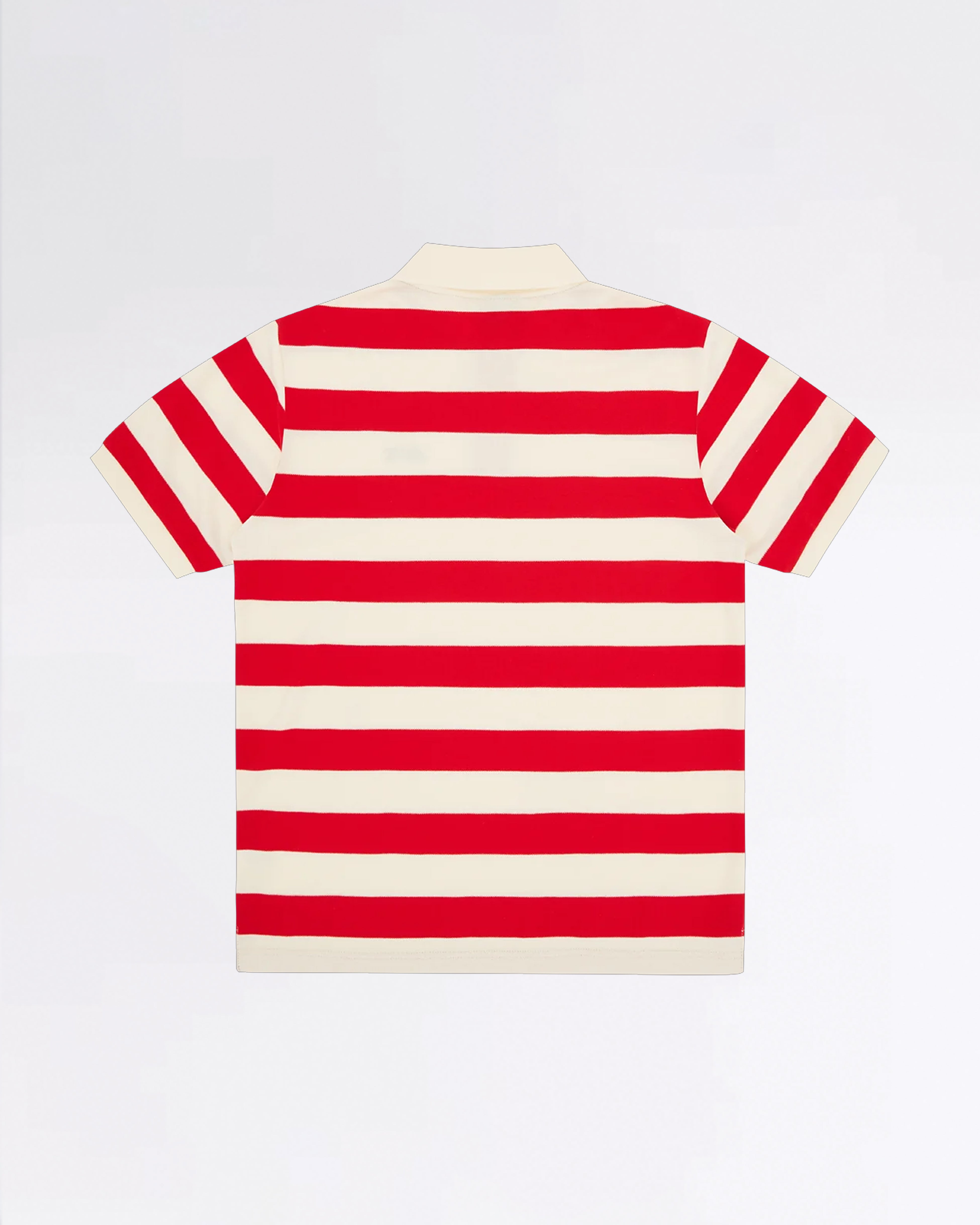 RUNNING DOG STRIPED POLO RED STRIPE