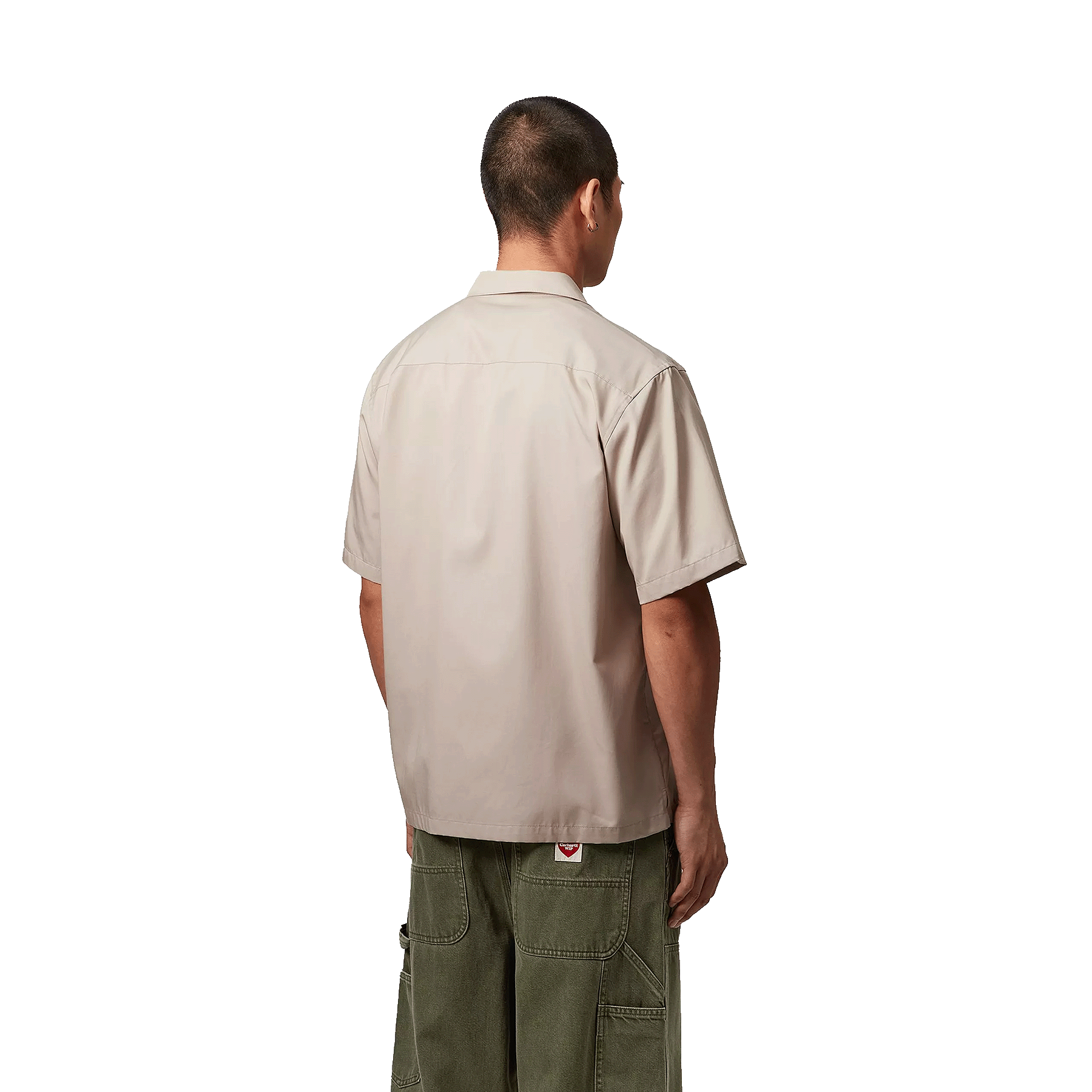 S/S DELRAY SHIRT FLEUR DE SEL/WHITE
