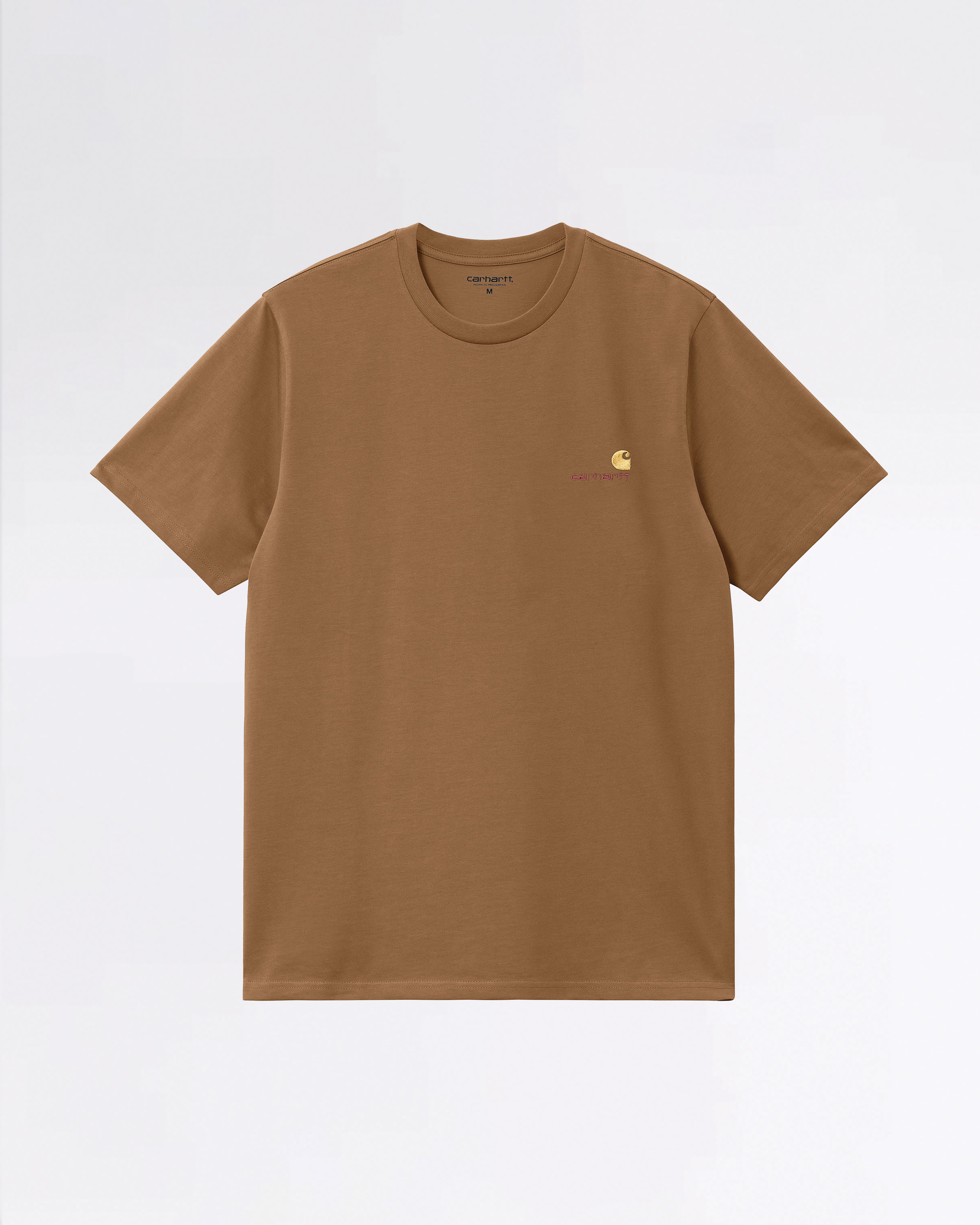 S/S AMERICAN SCRIPT T-SHIRT HAMILTON BROWN