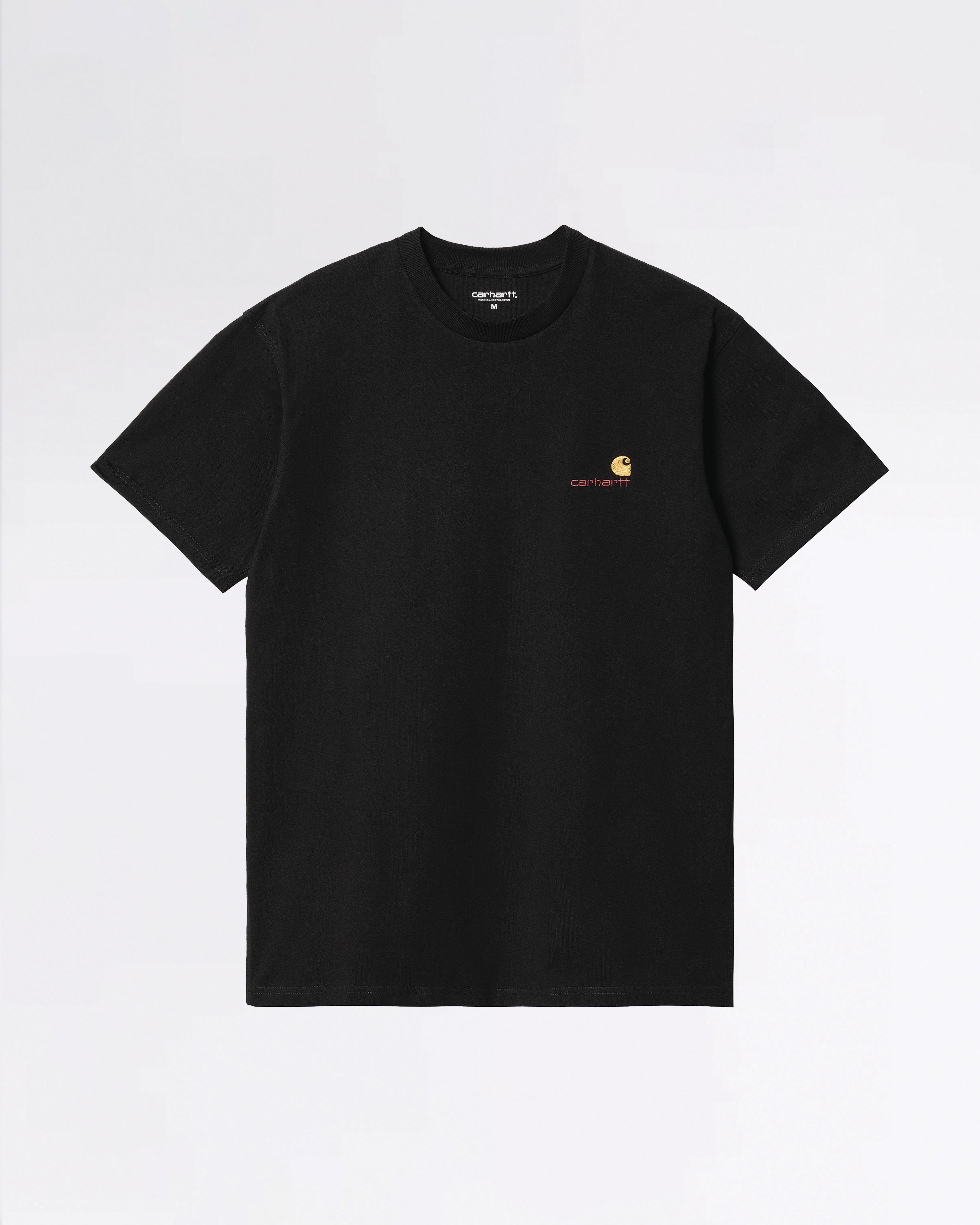 S/S AMERICAN SCRIPT T-SHIRT BLACK