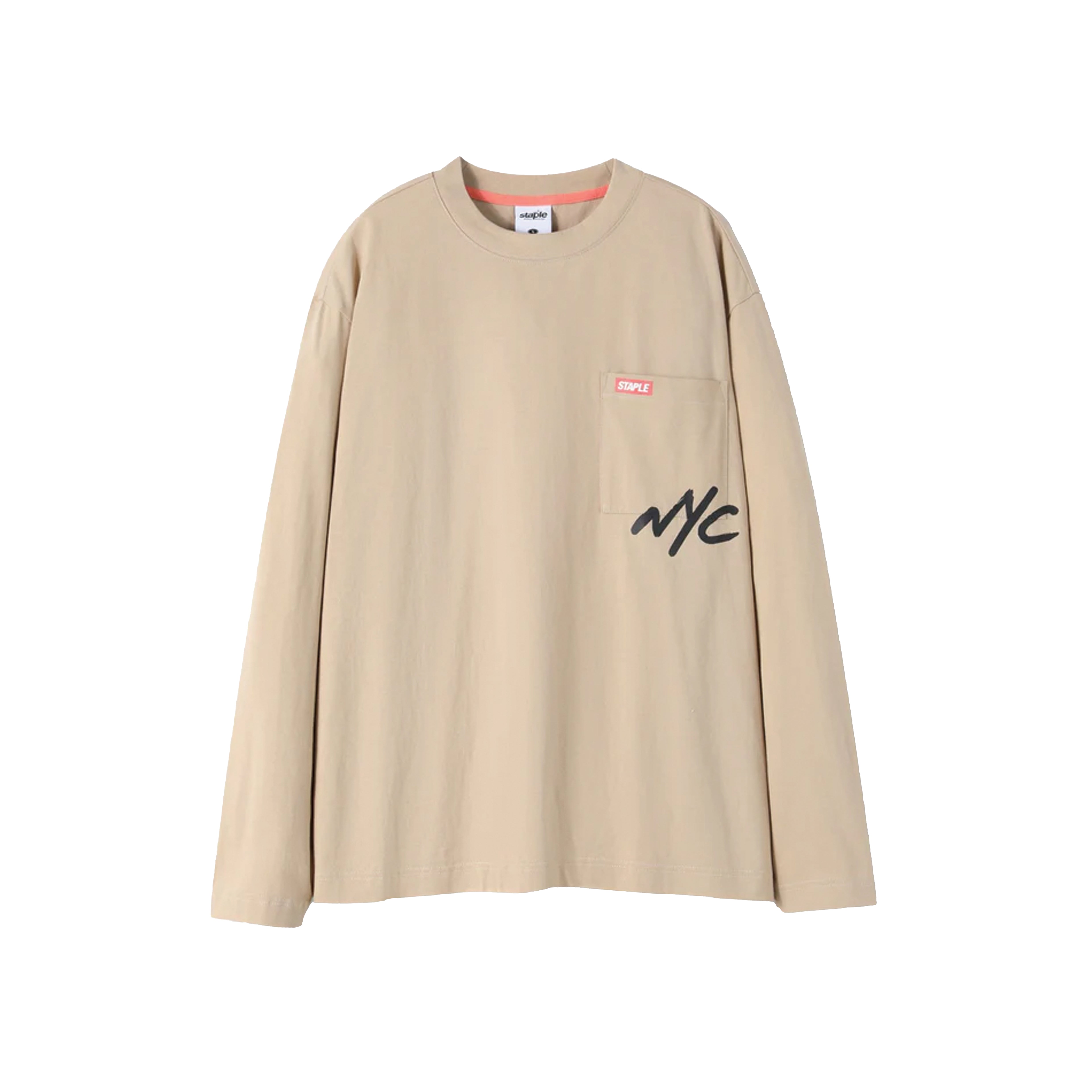 シーグラム ポケット L/S Tシャツ ベージュ