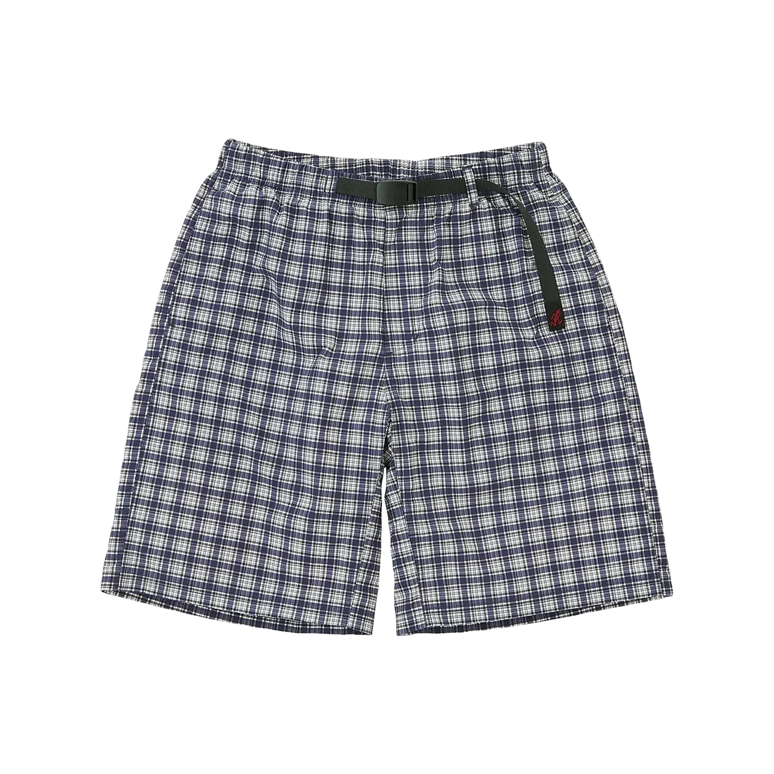 SHORT CHECKERED SHELL NAVY CHECK