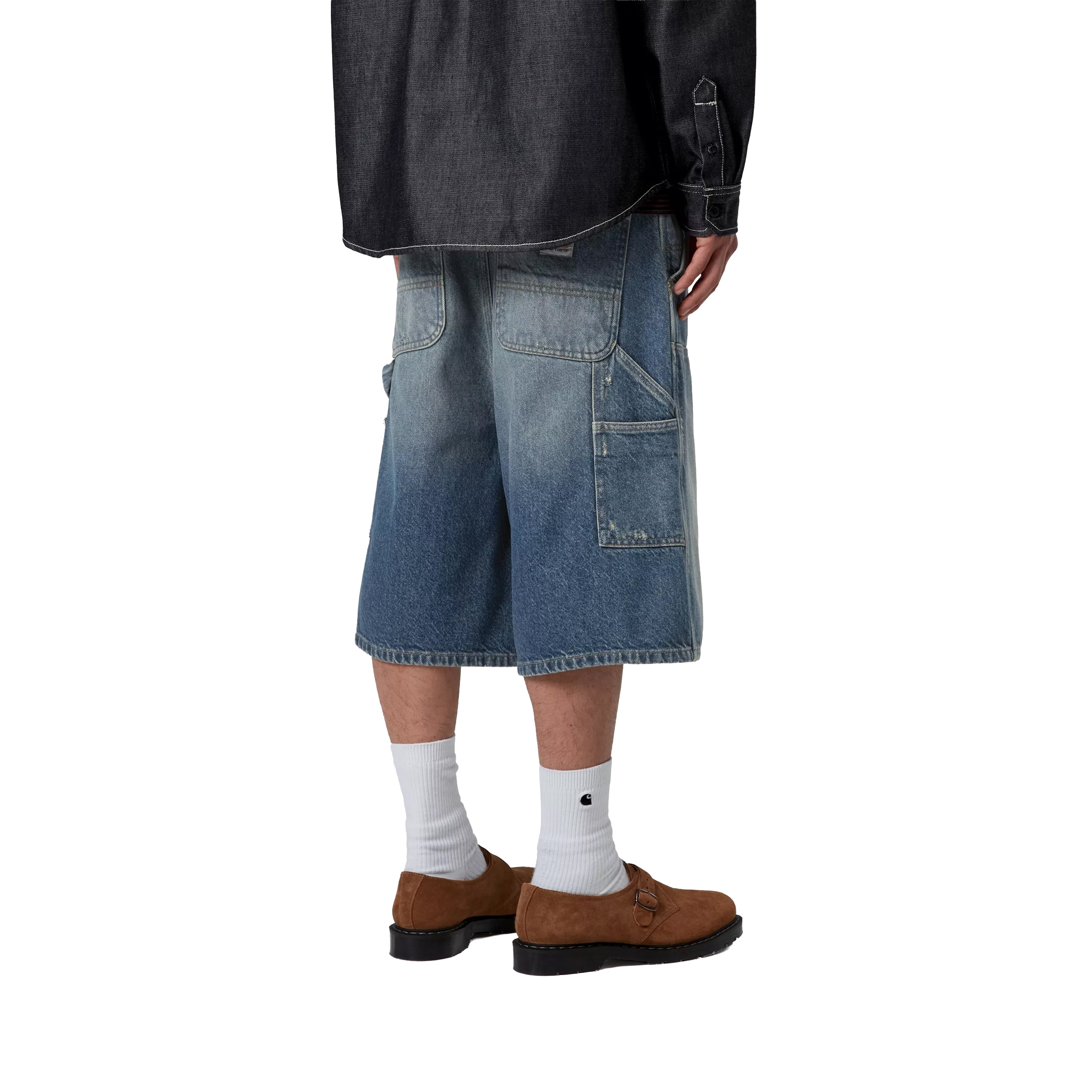 SHORT OG ADEN DOUBLE KNEE BLUE GRIND WASH