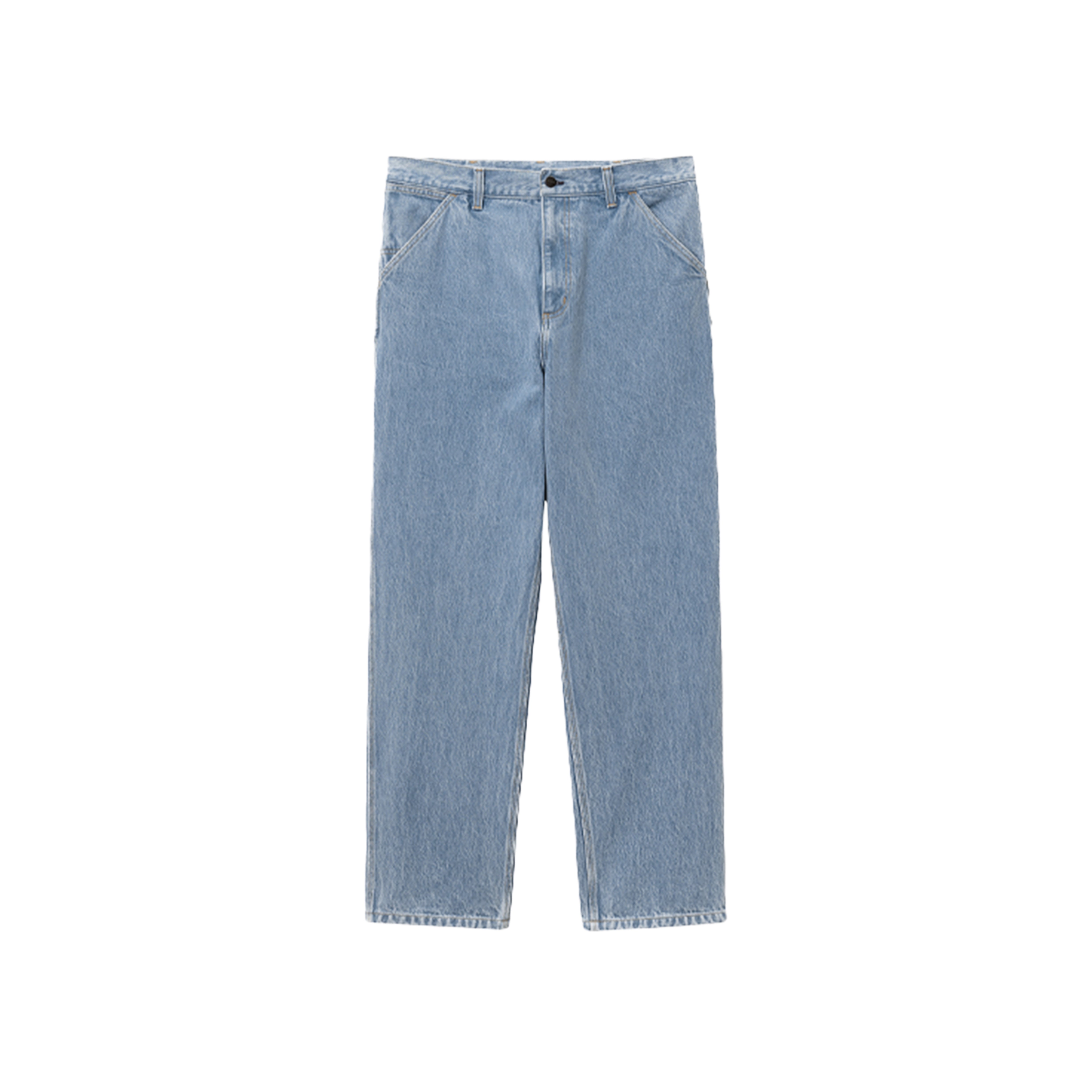 SINGLE KNEE PANT BLUE STONE BLEACHED
