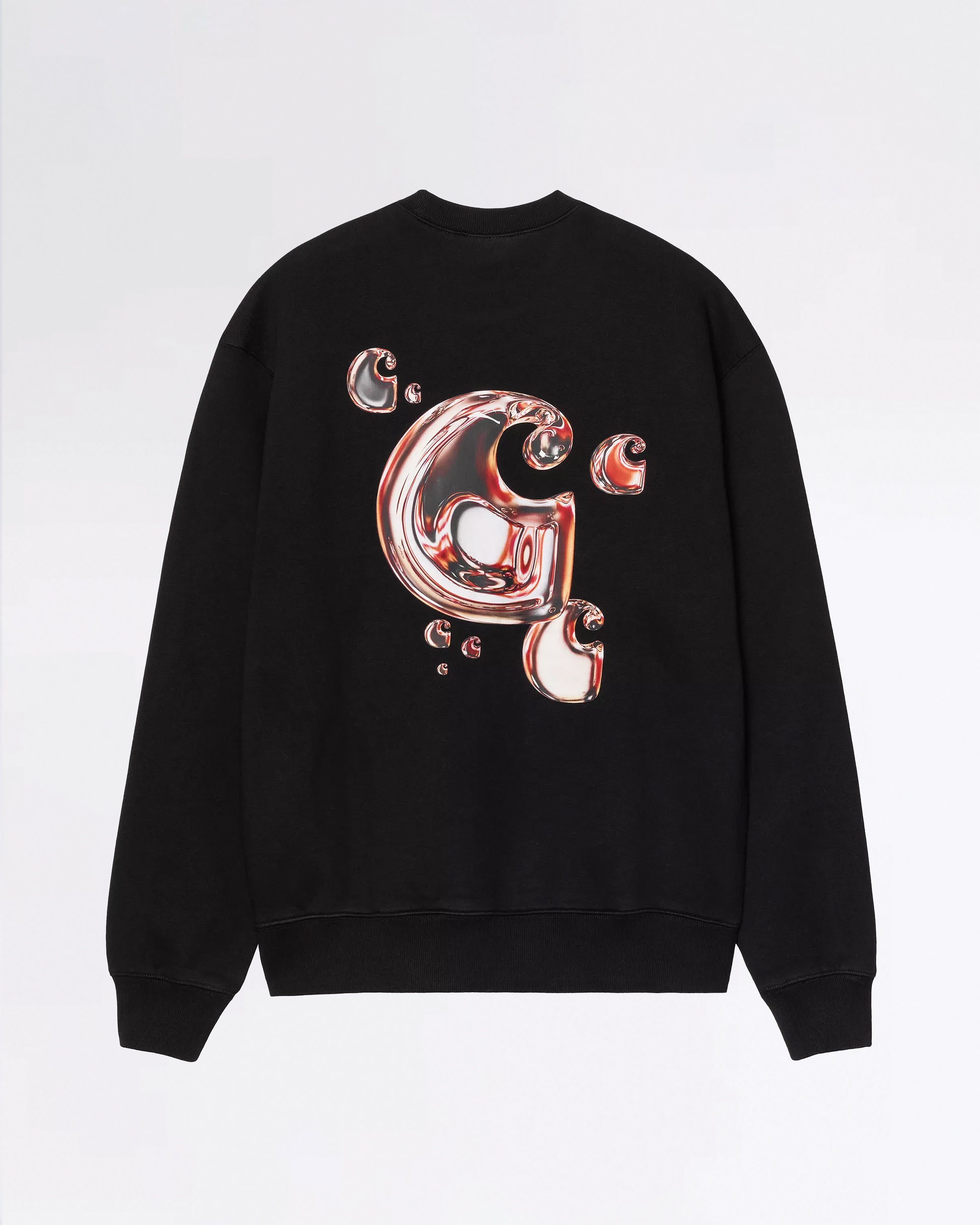 SOLAR CHROME SWEATSHIRT BLACK