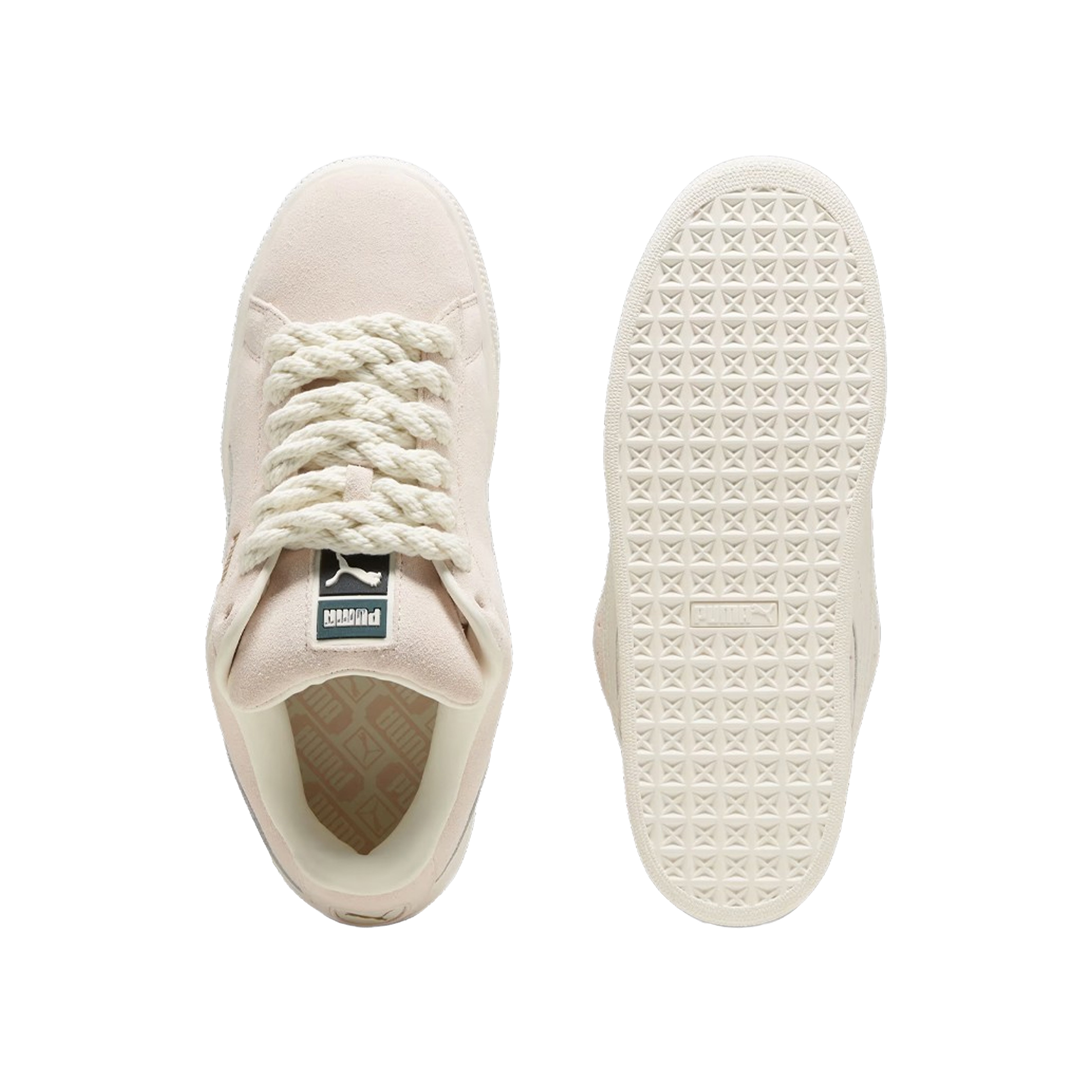 SUEDE XL ROPE WARM WHITE/ISLAND PINK